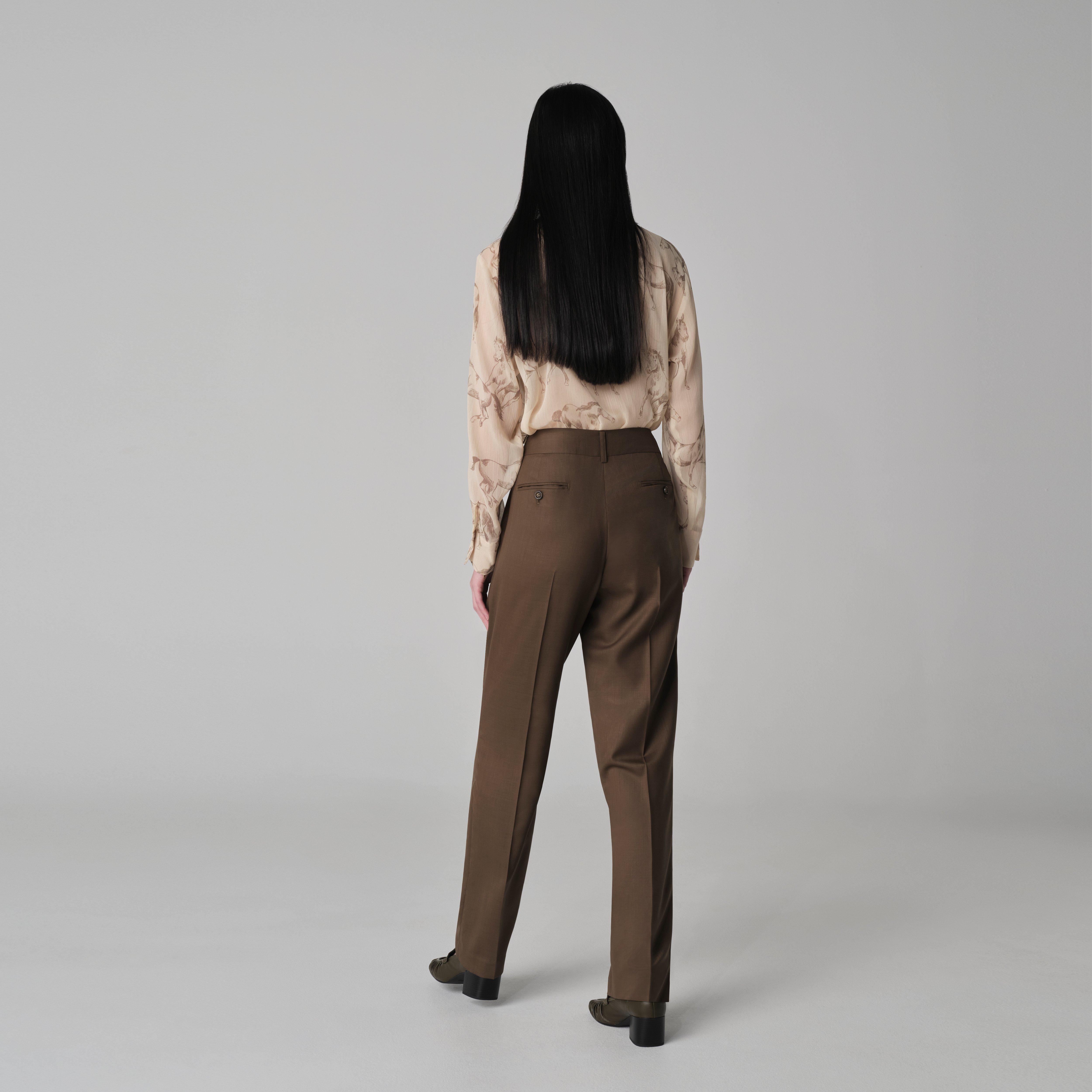 Product thumbnail 2 Brown pants women - Odell Solid Design from Seasonal Indochino Collection