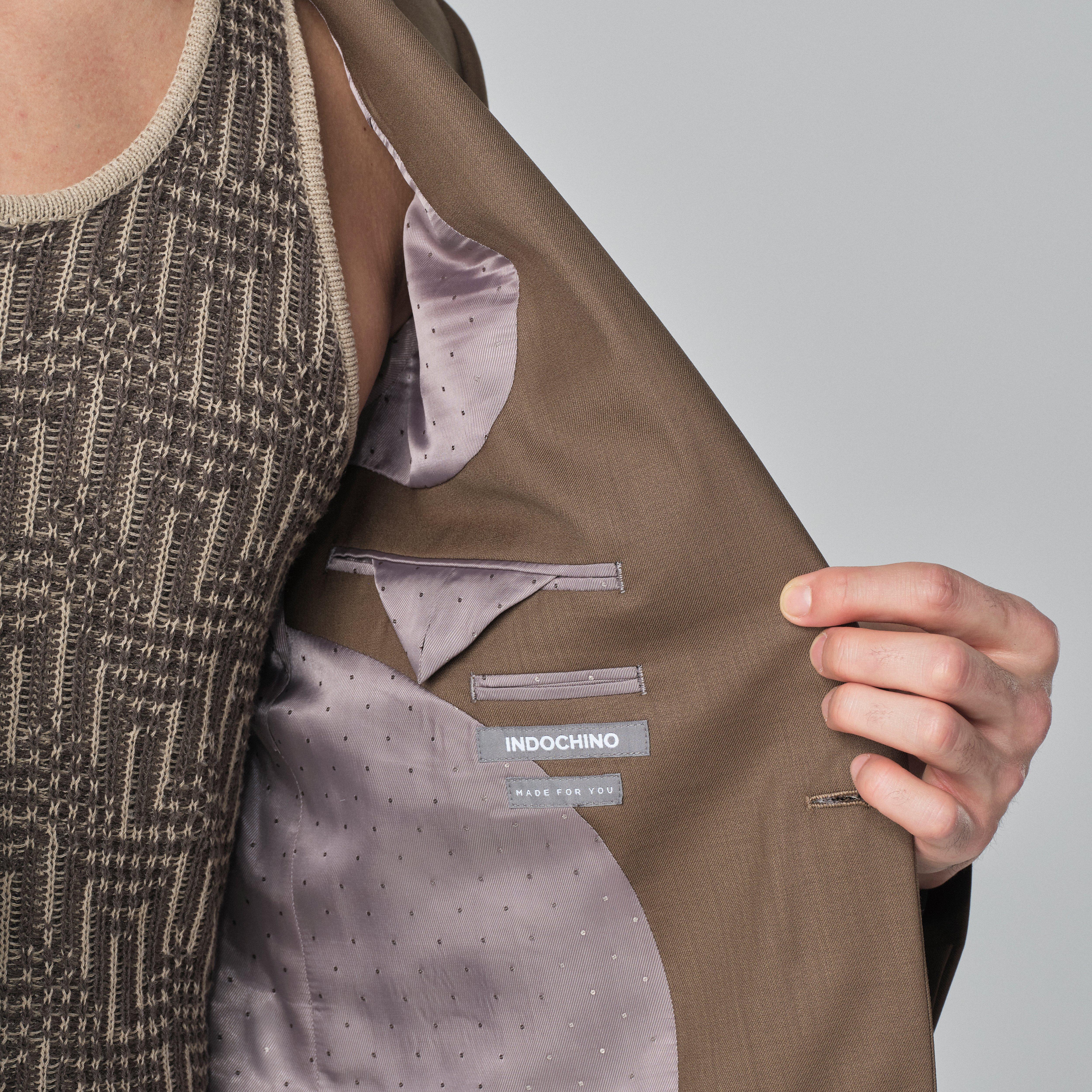 Product thumbnail 5 Brown suit - Odell Solid Design from Spring / Summer Indochino Collection