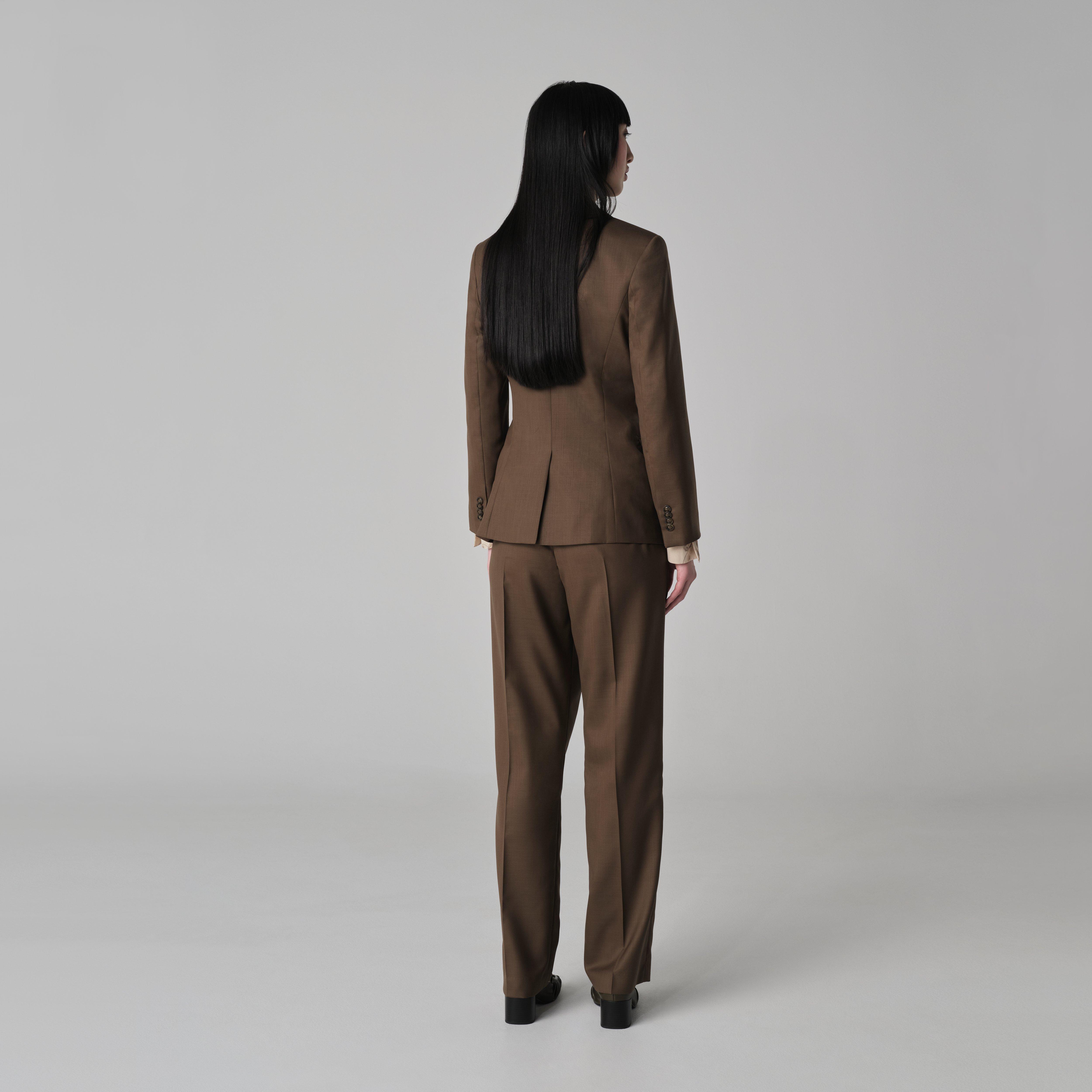 Product thumbnail 2 Brown suit women - Odell Solid Design from Spring / Summer Indochino Collection
