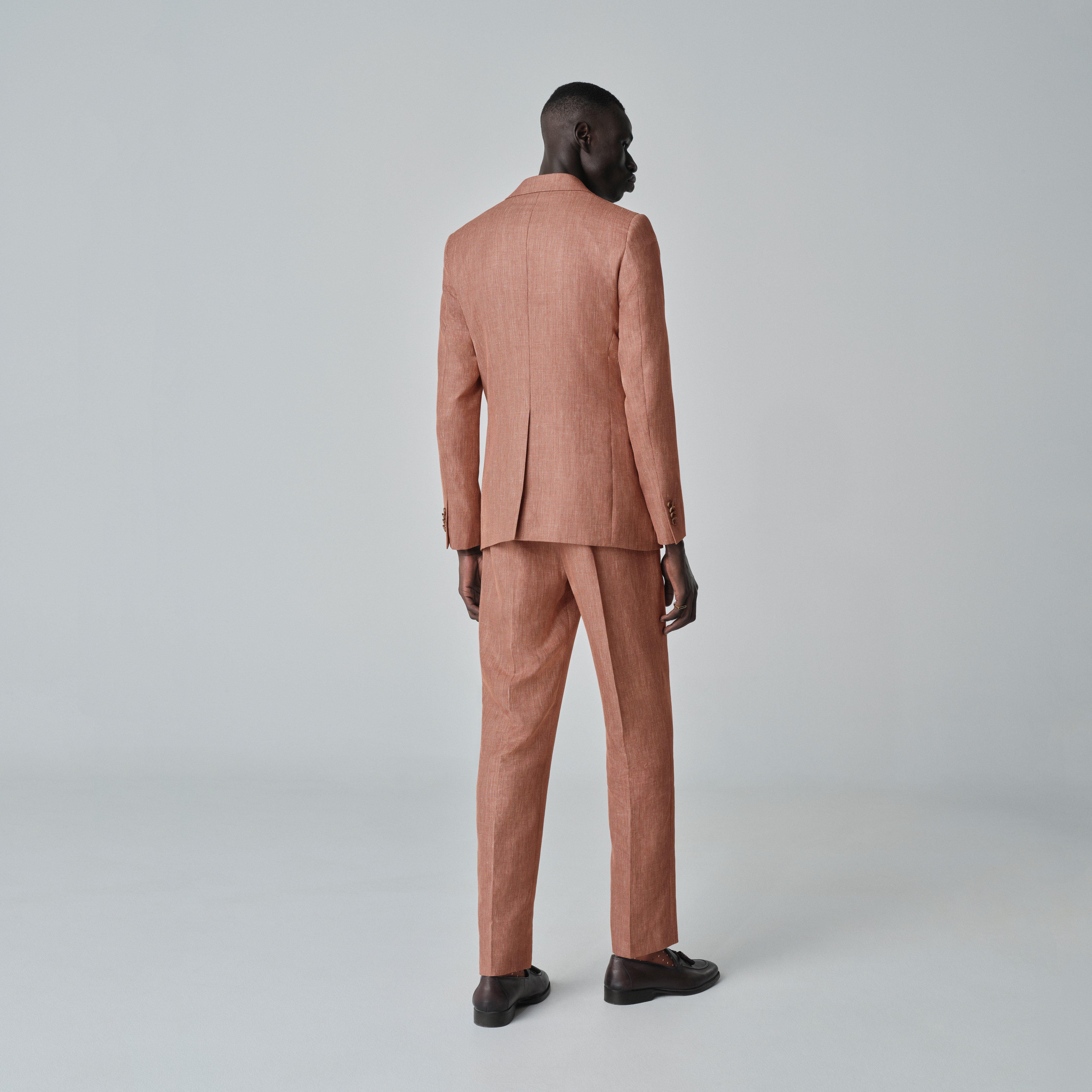 Product thumbnail 2 Orange blazer - Outwell Plaid Design from Spring / Summer Indochino Collection