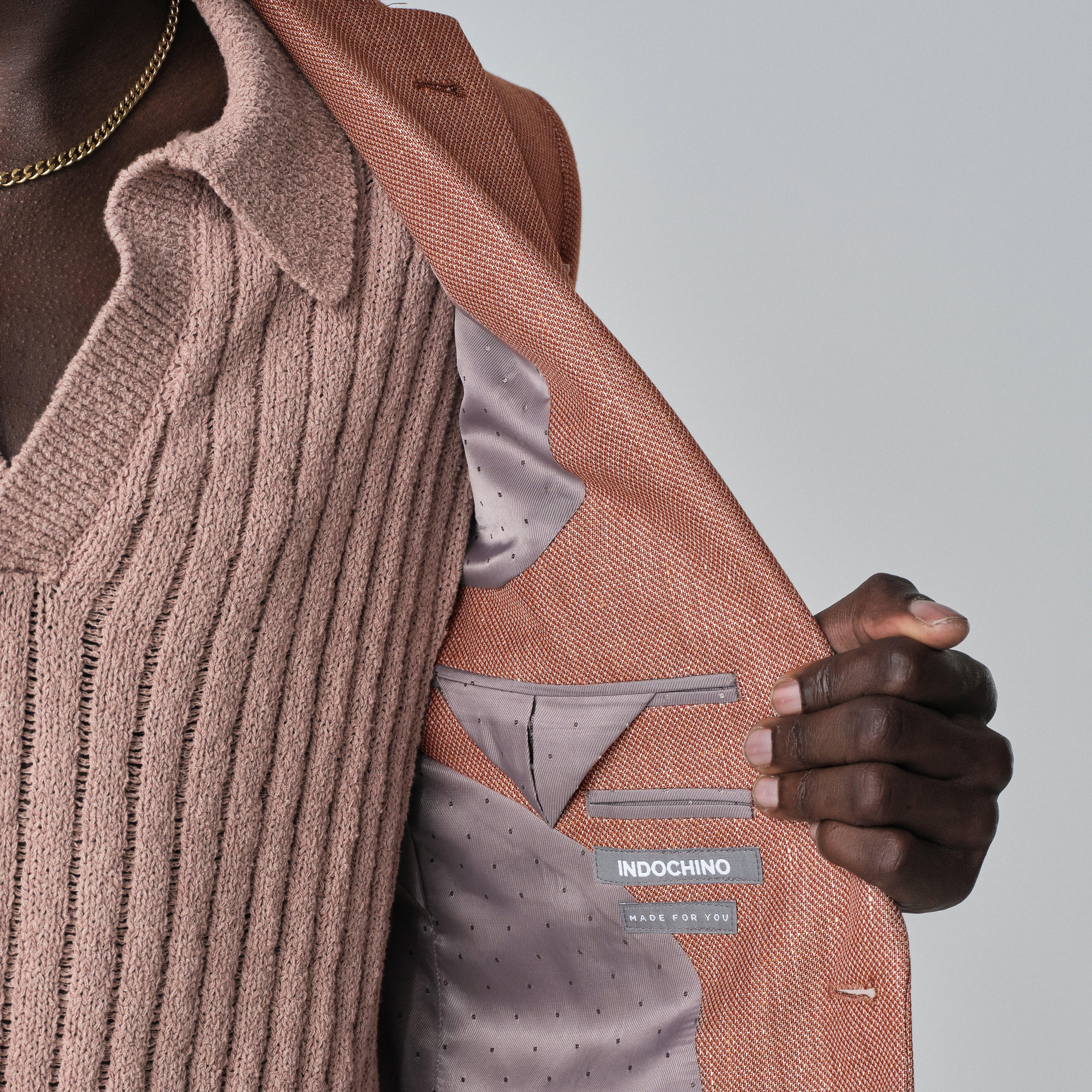 Product thumbnail 3 Orange blazer - Outwell Plaid Design from Spring / Summer Indochino Collection