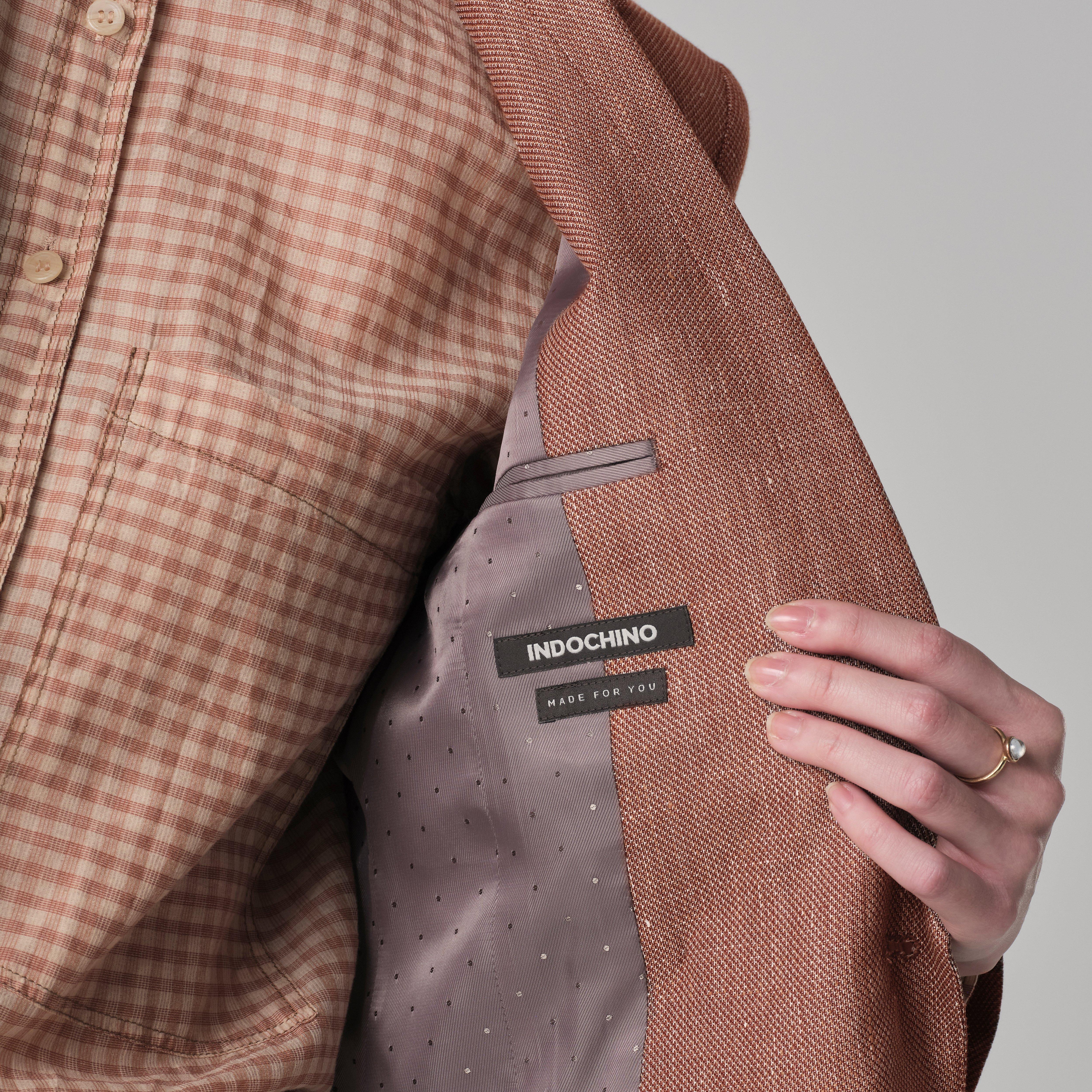 Product thumbnail 3 Orange blazer women - Outwell Plaid Design from Spring / Summer Indochino Collection