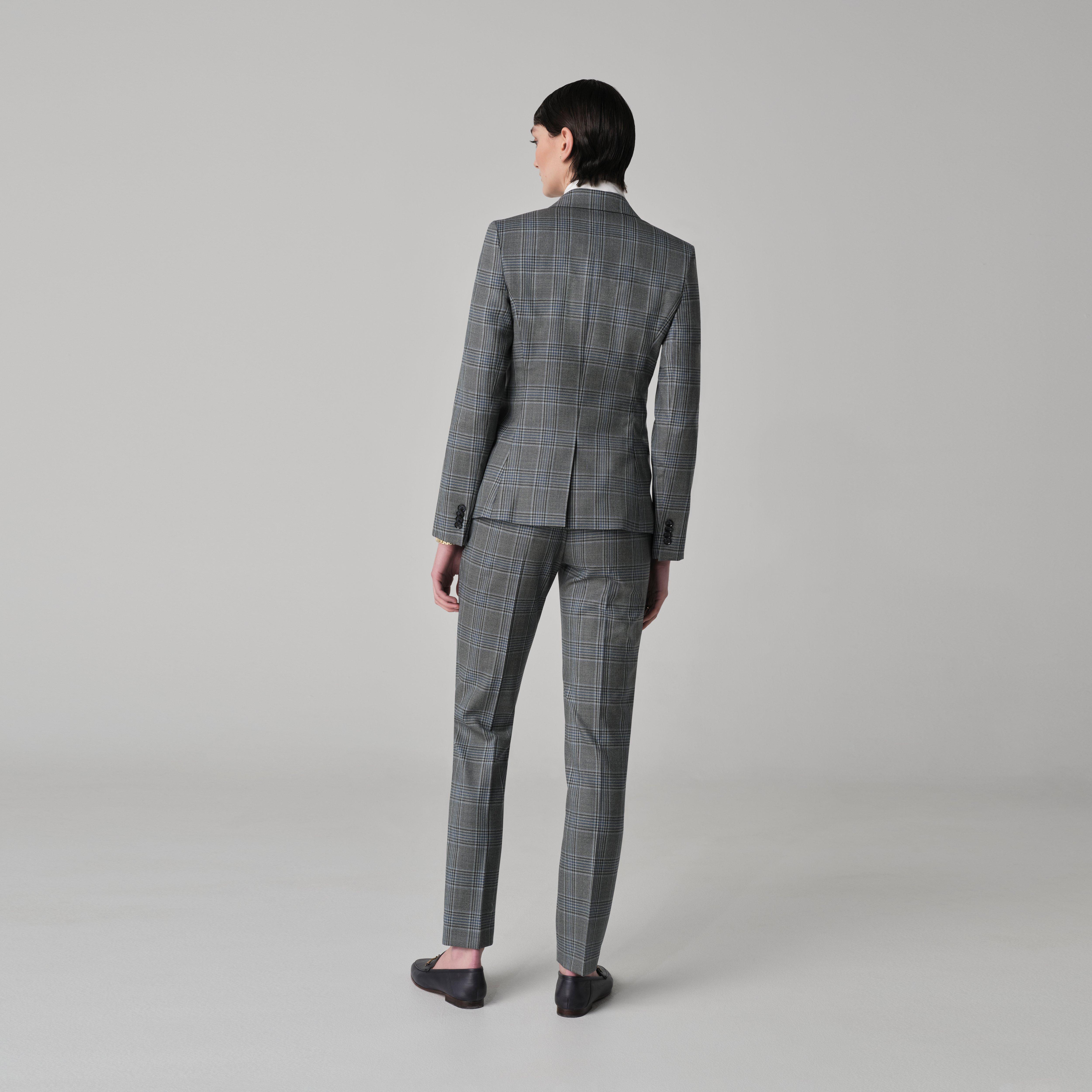 Product thumbnail 2 Green blazer women - Quadring Checked Design from Spring / Summer Indochino Collection
