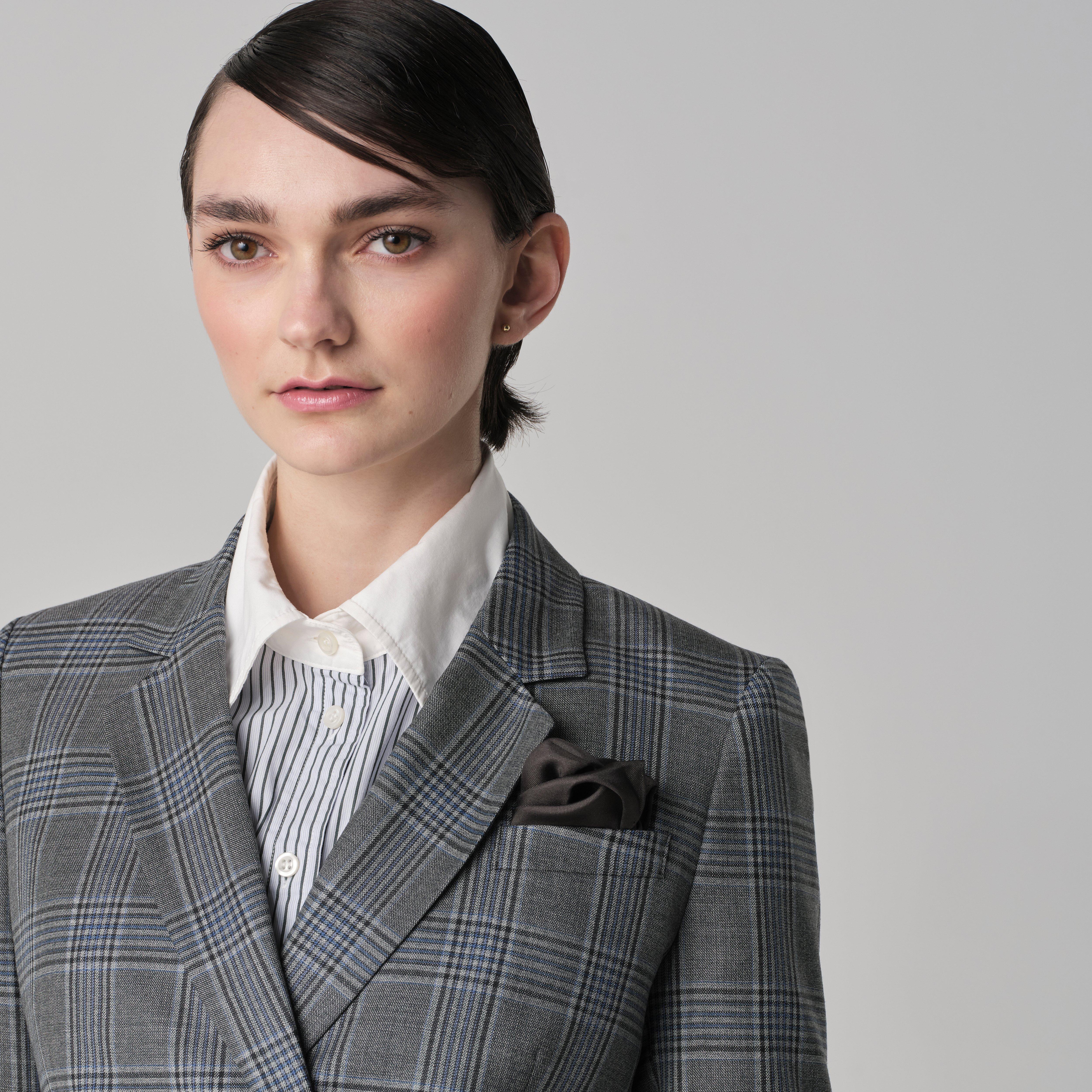 Product thumbnail 4 Green blazer women - Quadring Checked Design from Spring / Summer Indochino Collection