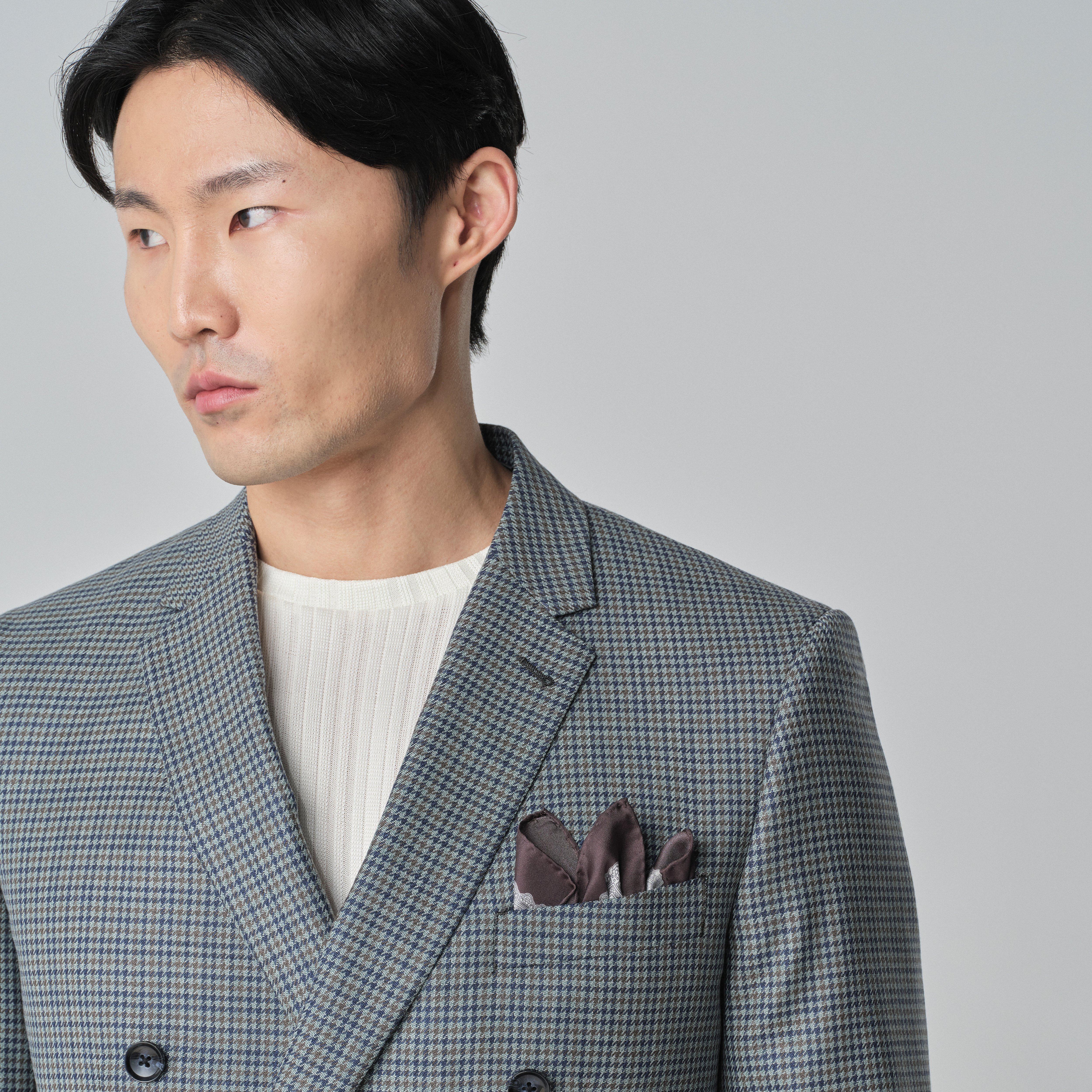 Product thumbnail 4 Green blazer - Quadring Houndstooth Design from Spring / Summer Indochino Collection