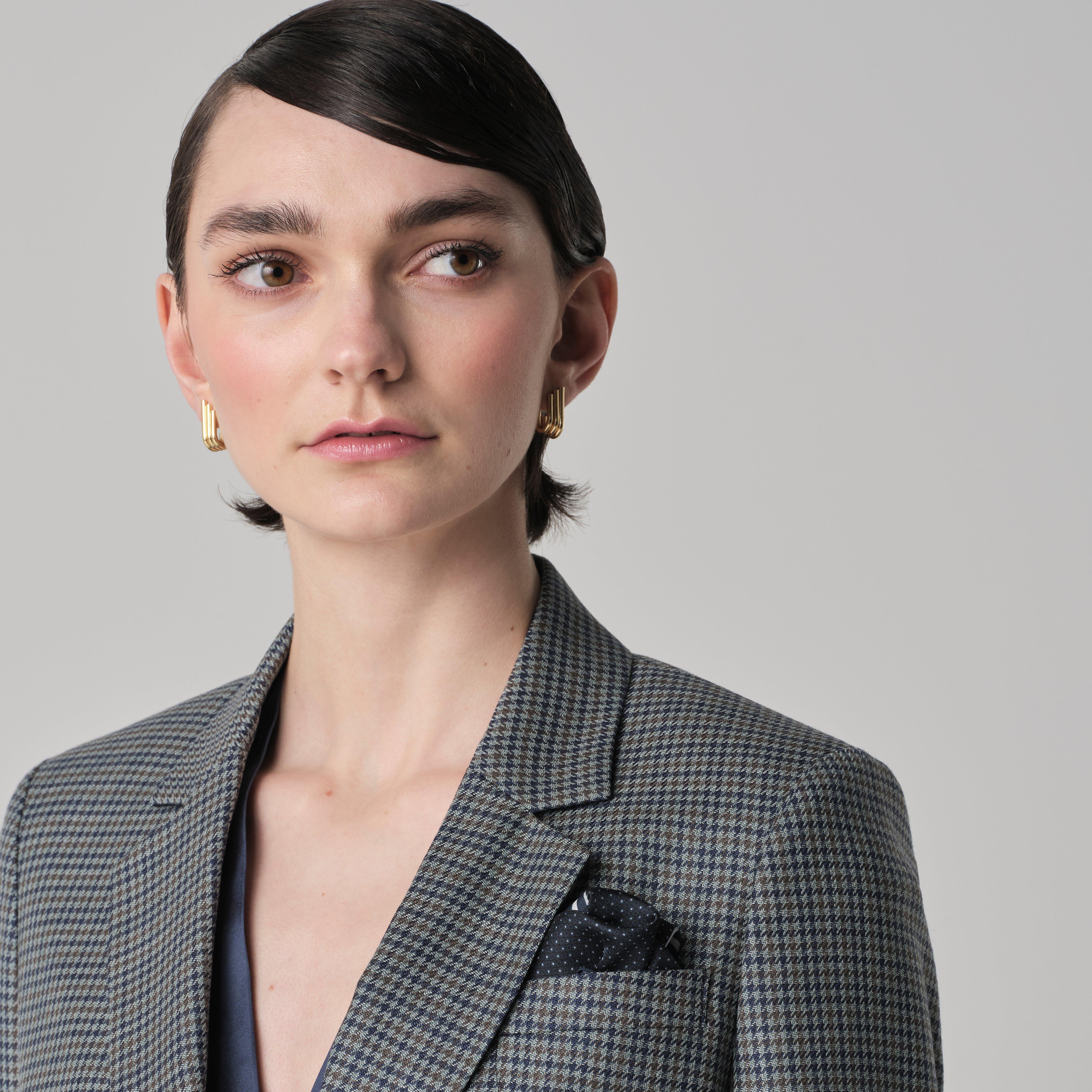 Product thumbnail 4 Green blazer women - Quadring Houndstooth Design from Spring / Summer Indochino Collection