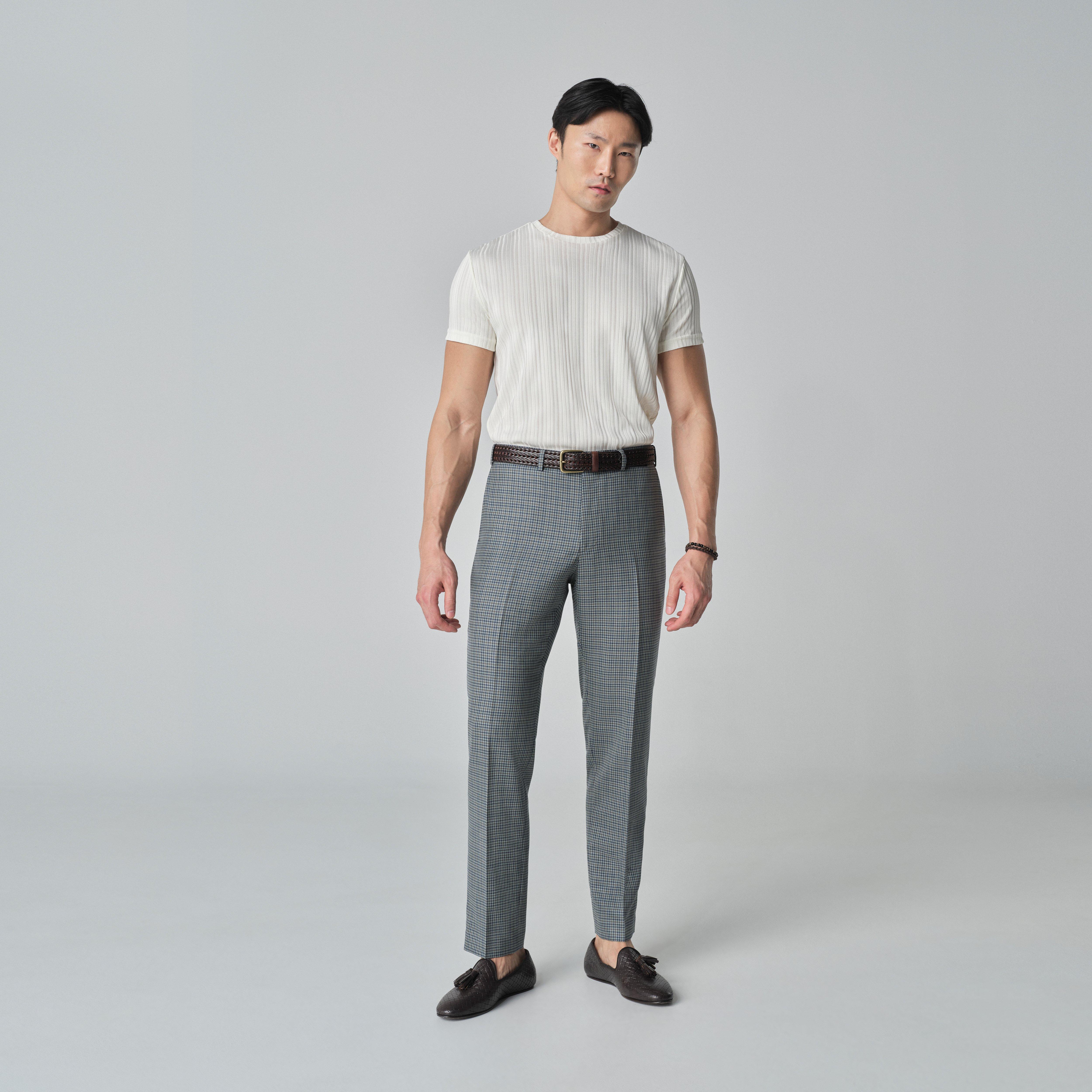 Product thumbnail 3 Green suit - Quadring Houndstooth Design from Spring / Summer Indochino Collection