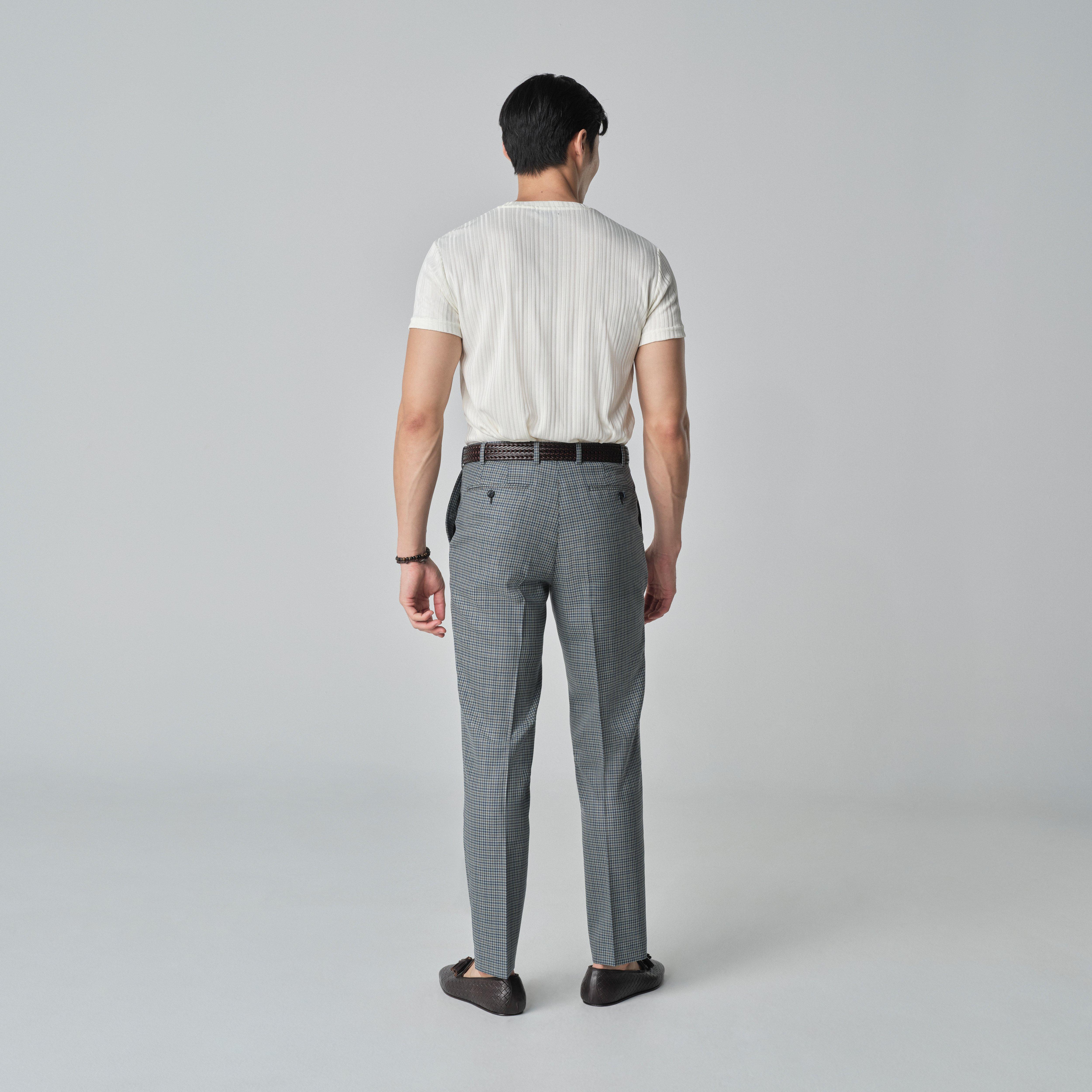 Product thumbnail 4 Green suit - Quadring Houndstooth Design from Spring / Summer Indochino Collection