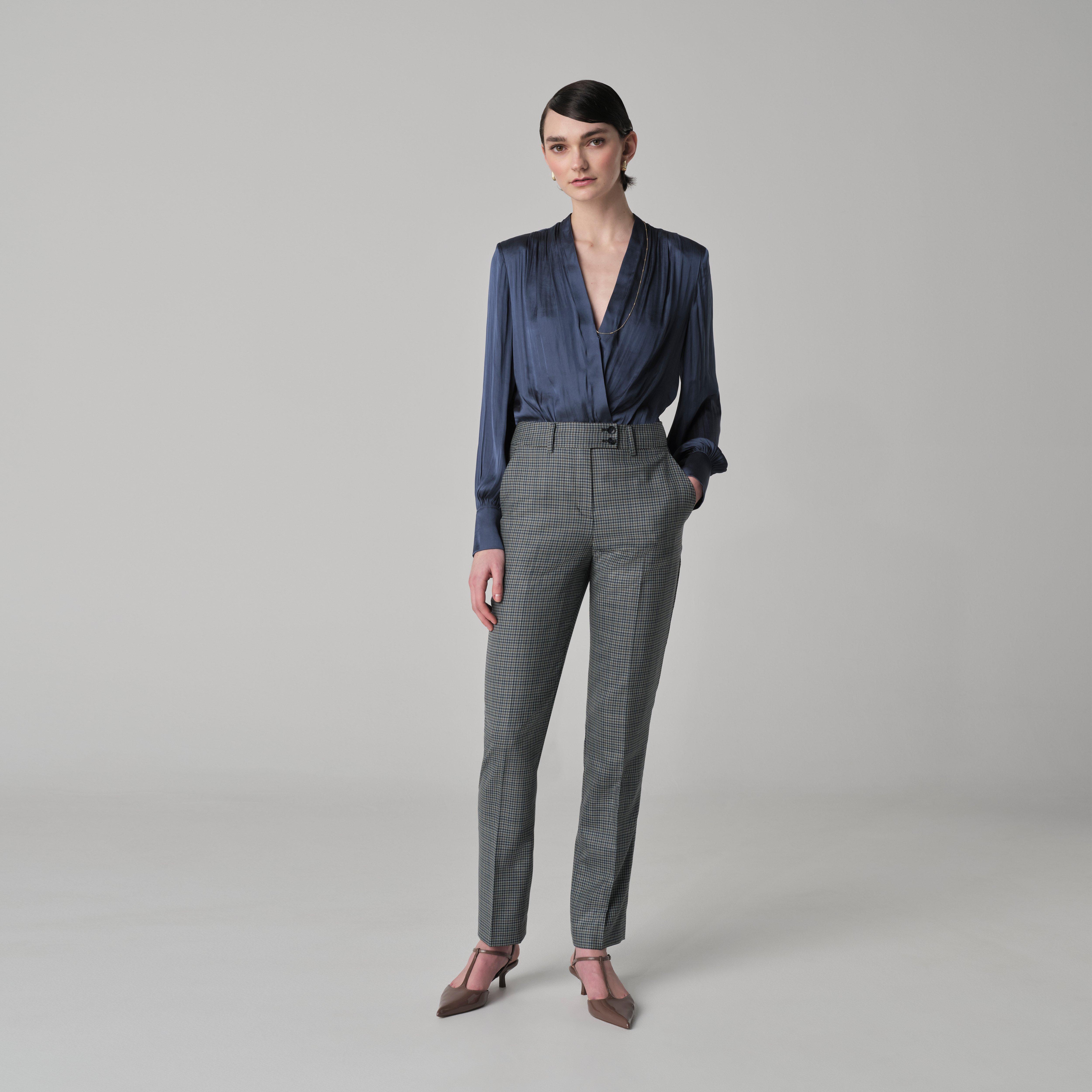 Product thumbnail 3 Green suit women - Quadring Houndstooth Design from Spring / Summer Indochino Collection