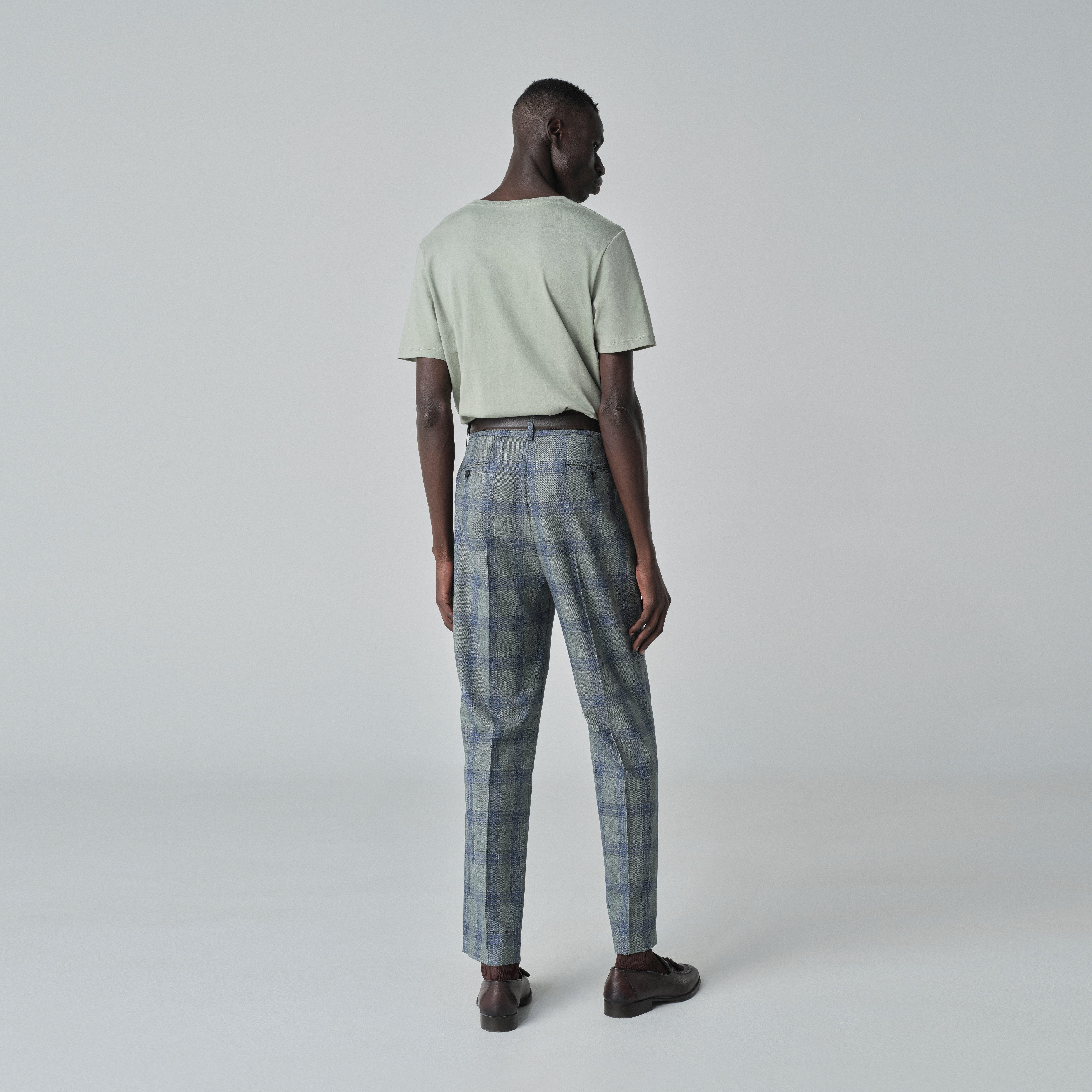 Product thumbnail 2 Green pants - Quadring Plaid Design from Seasonal Indochino Collection