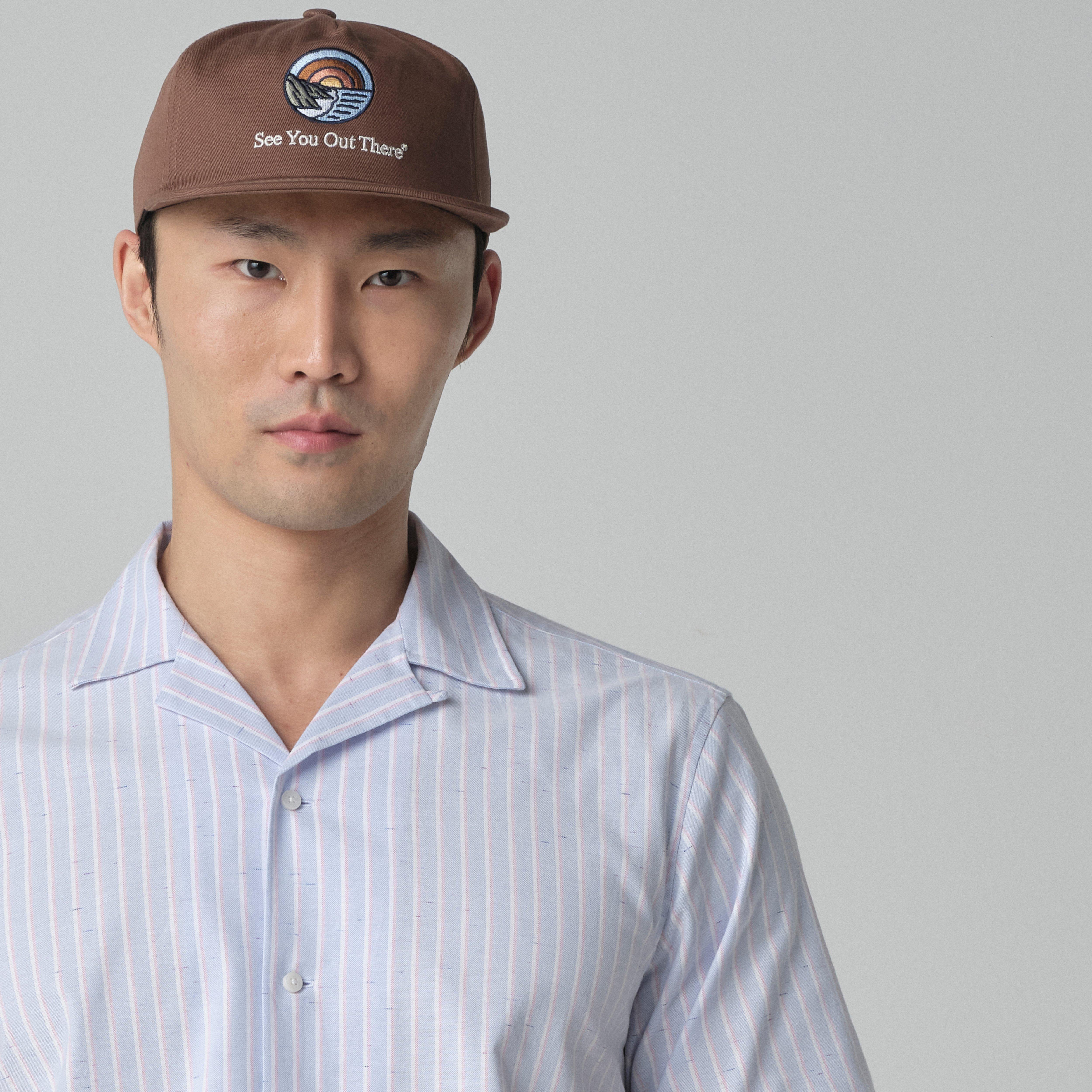 Product thumbnail 3 Blue campshirt - Quarrybank Striped Design from Indochino Collection