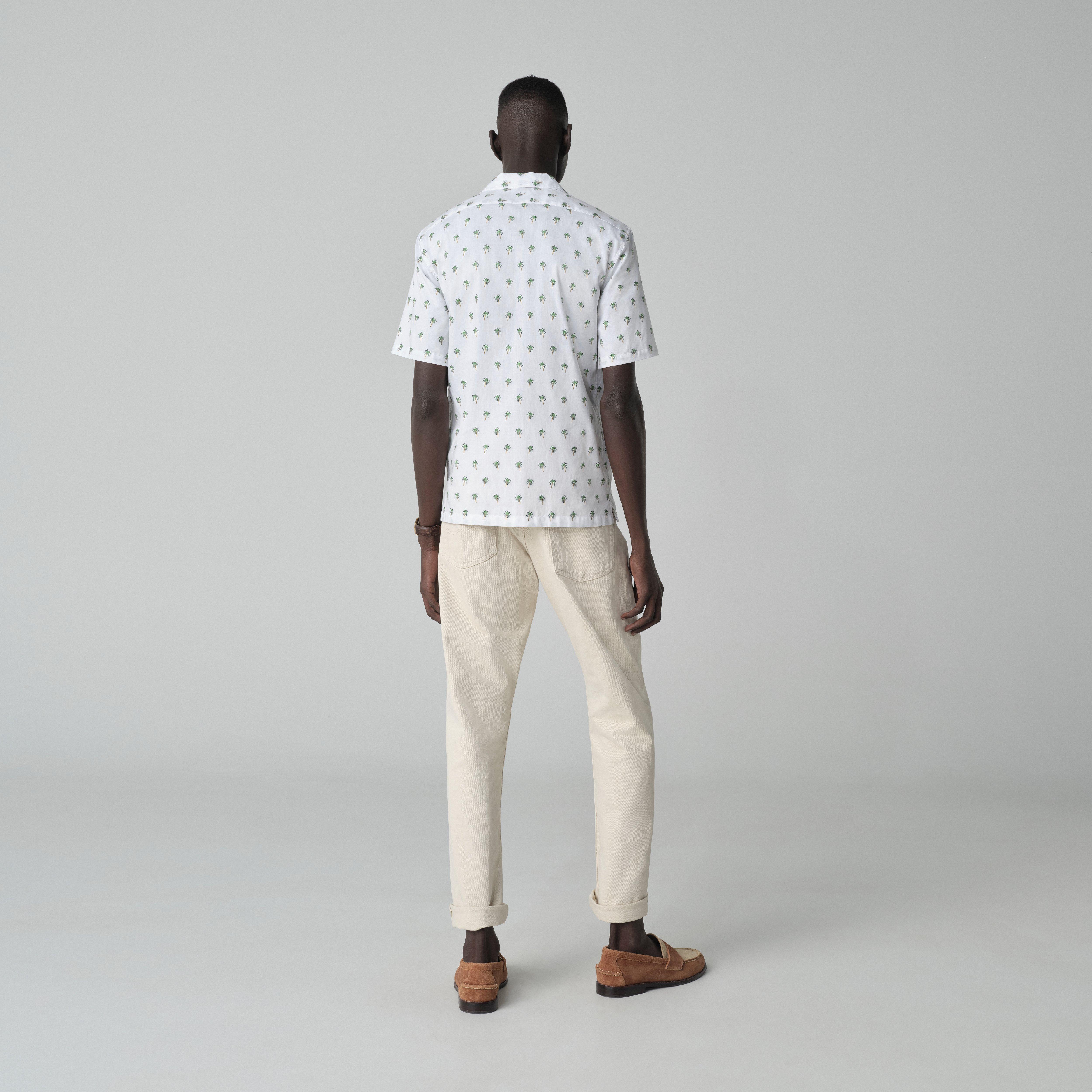 Product thumbnail 2 White campshirt - Quarter Pattern Design from Indochino Collection