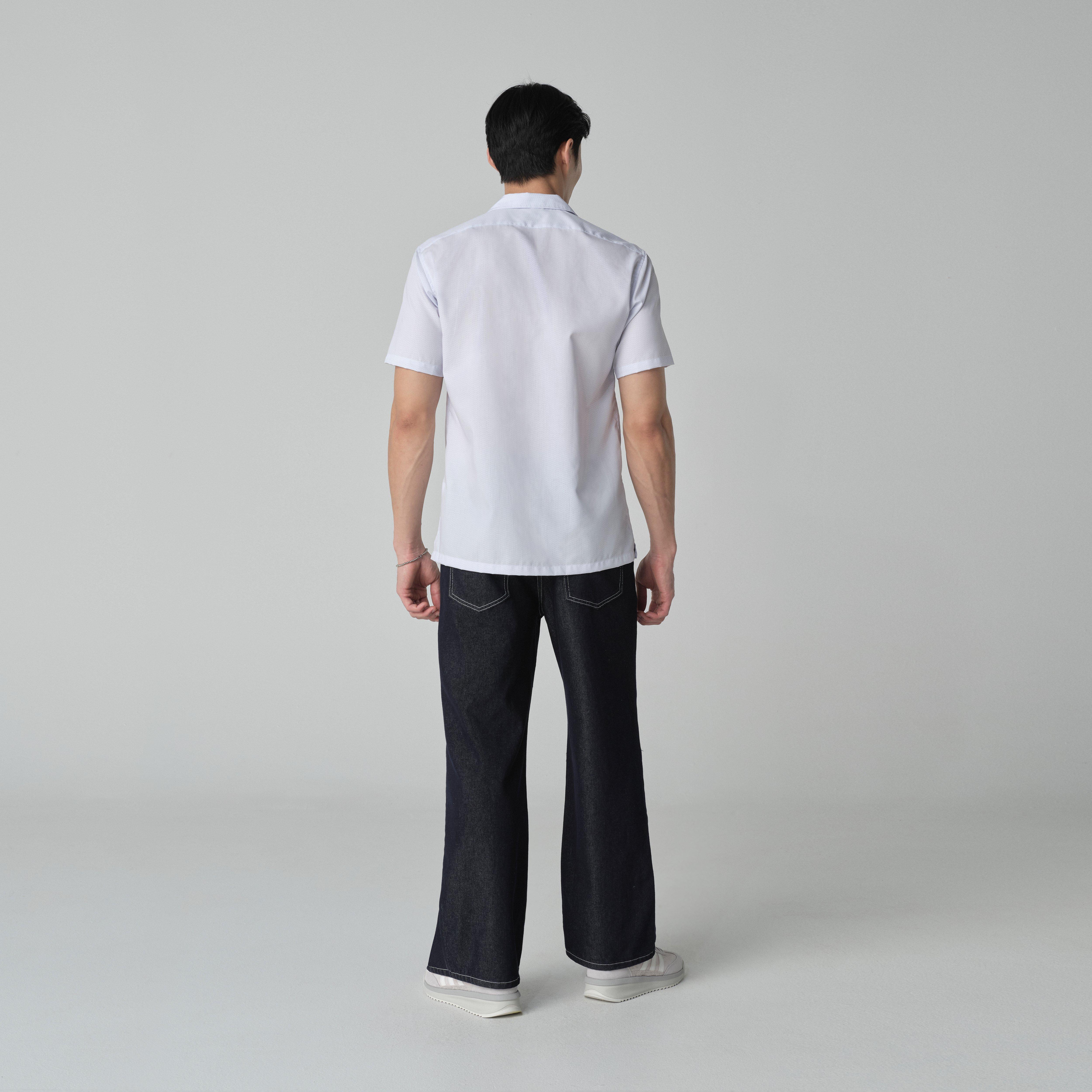 Product thumbnail 2 Blue campshirt - Queenhill Pattern Design from Indochino Collection