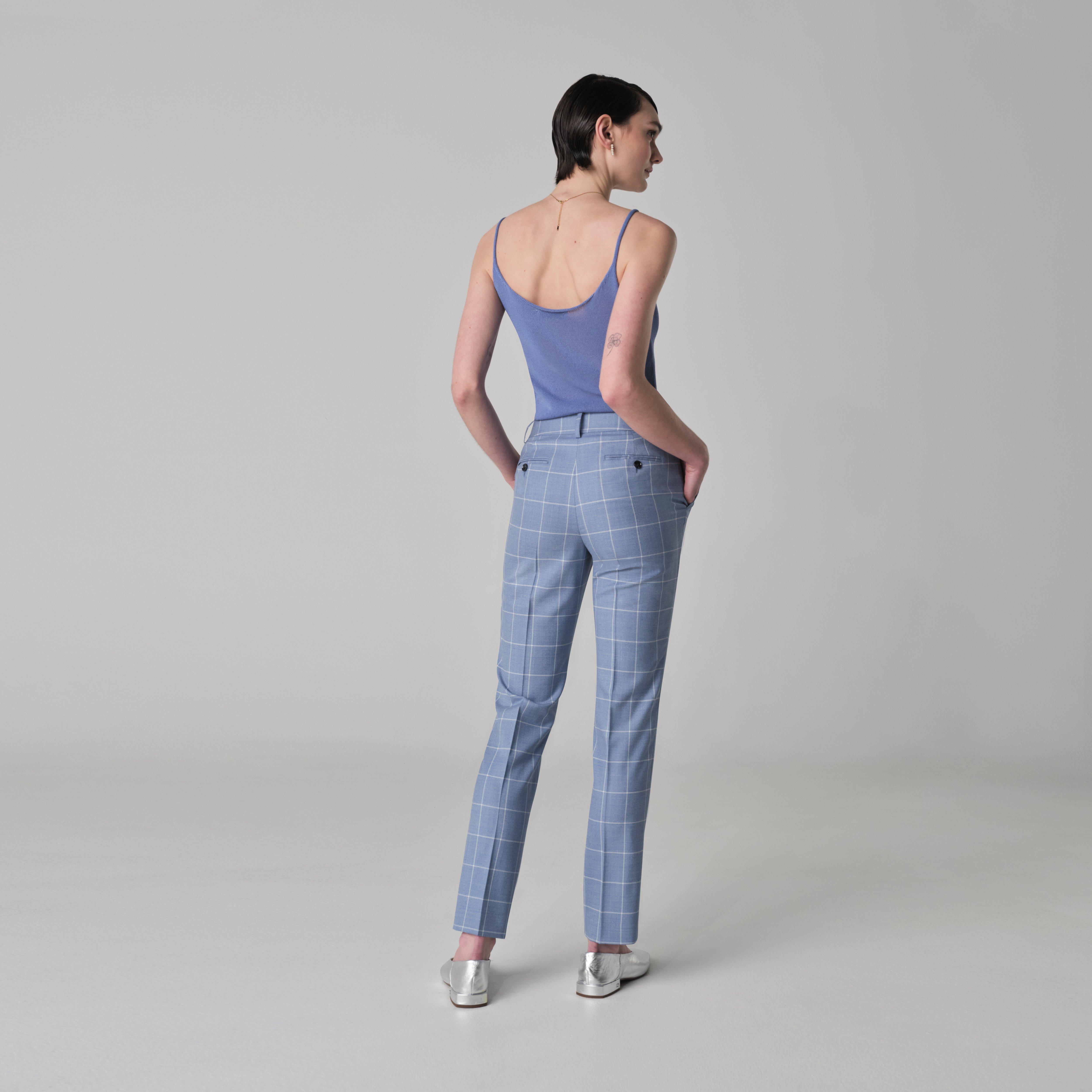 Product thumbnail 4 Blue suit women - Queensbury Checked Design from Spring / Summer Indochino Collection