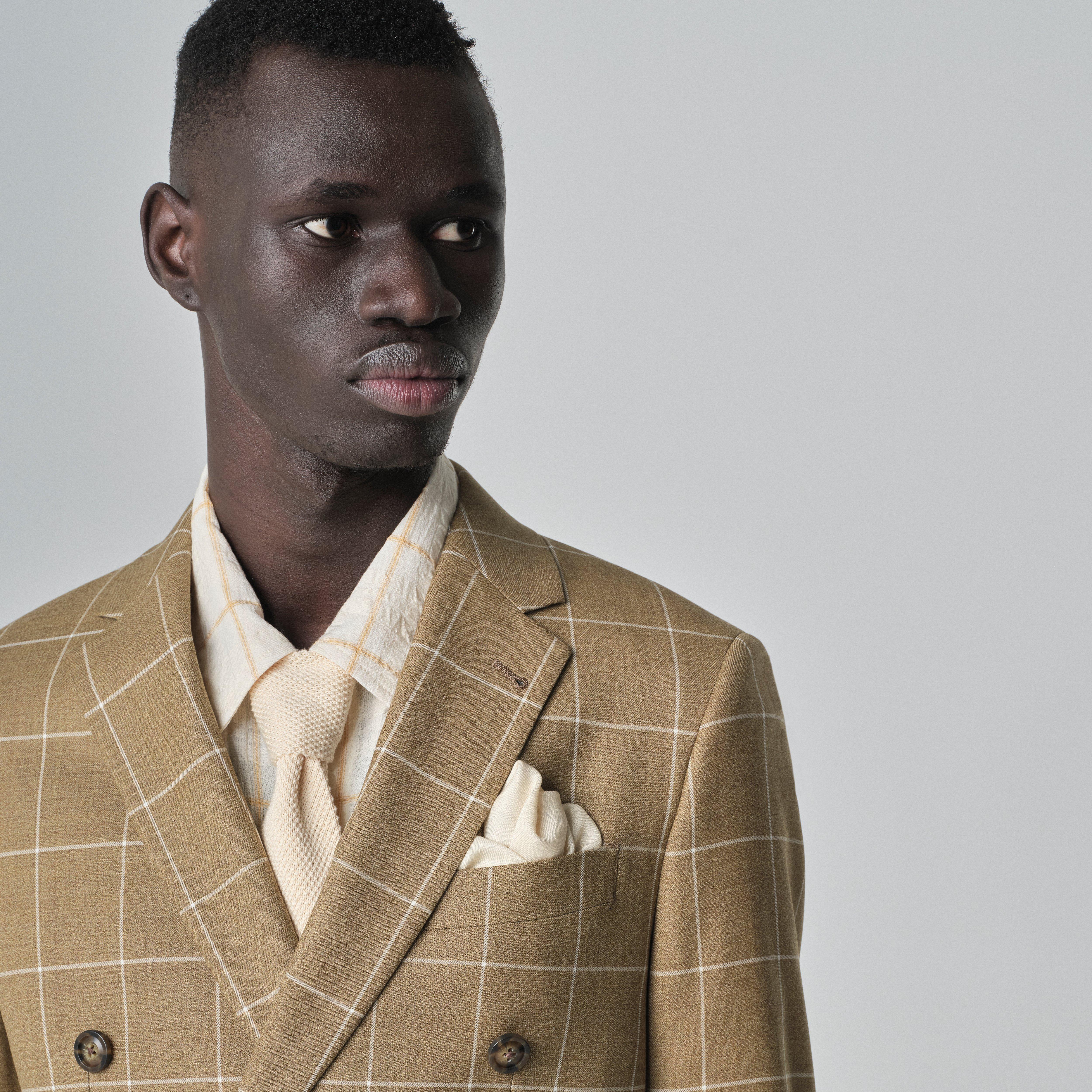 Product thumbnail 4 Camel blazer - Queensbury Checked Design from Spring / Summer Indochino Collection