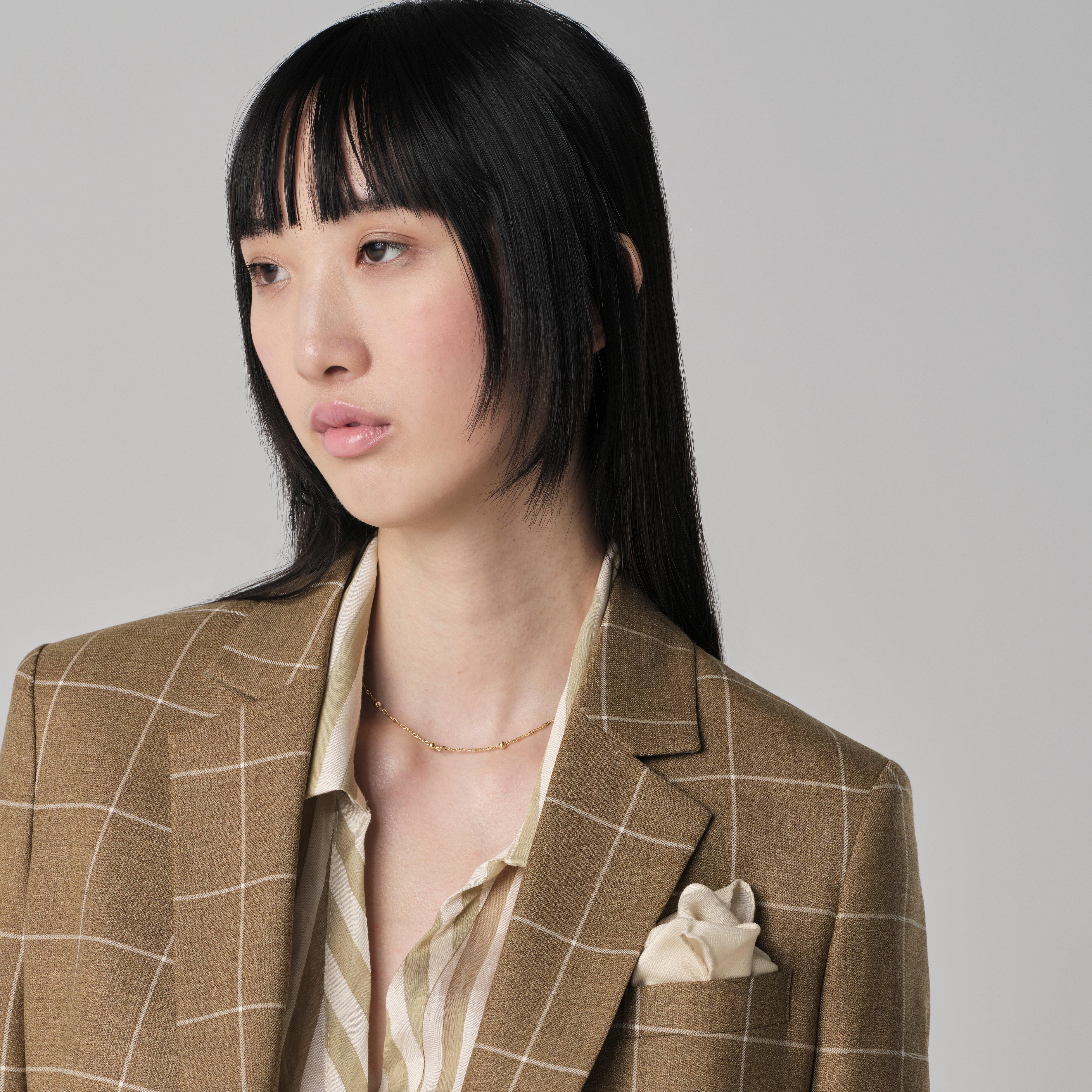 Product thumbnail 4 Camel blazer women - Queensbury Checked Design from Spring / Summer Indochino Collection