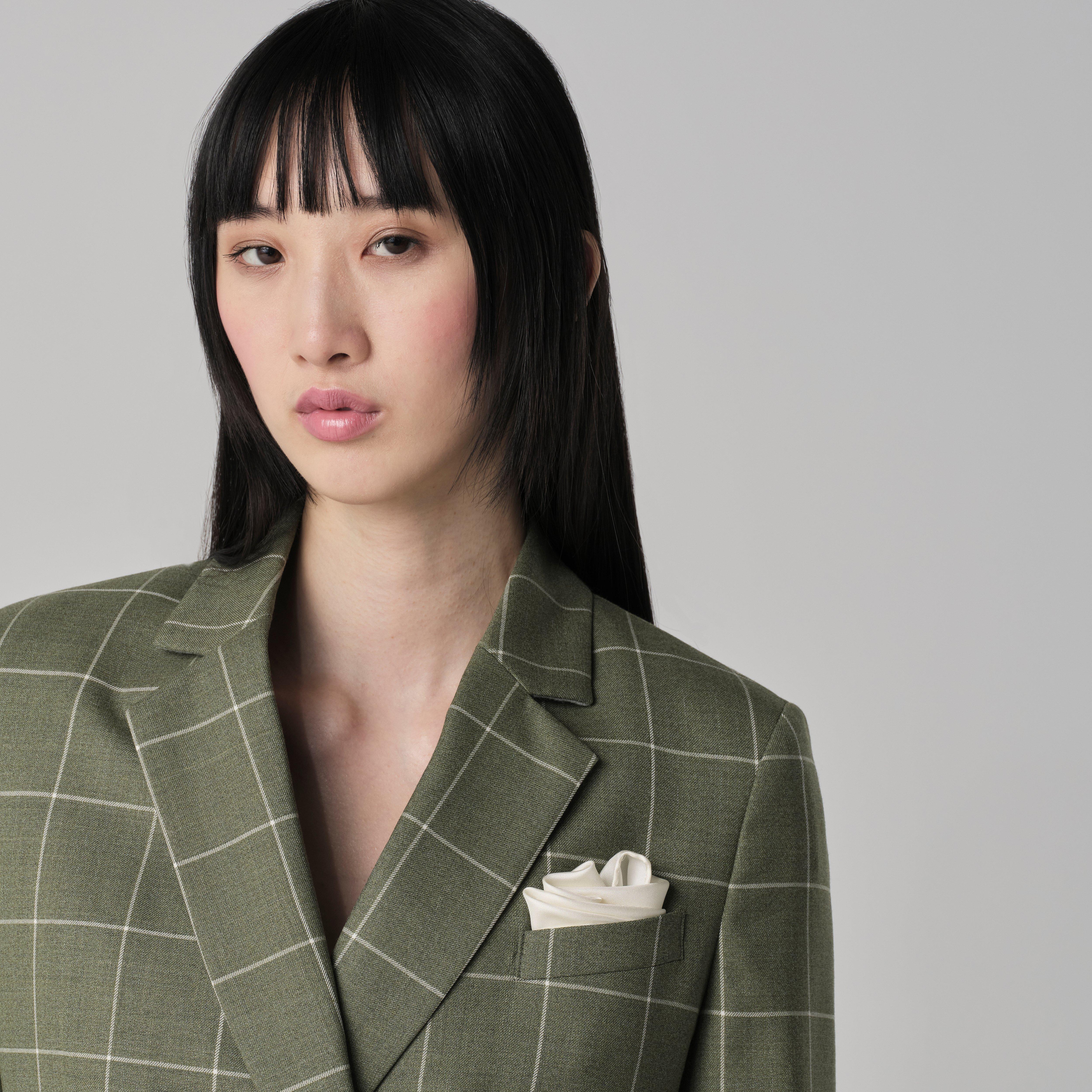 Product thumbnail 4 Green blazer women - Queensbury Checked Design from Spring / Summer Indochino Collection