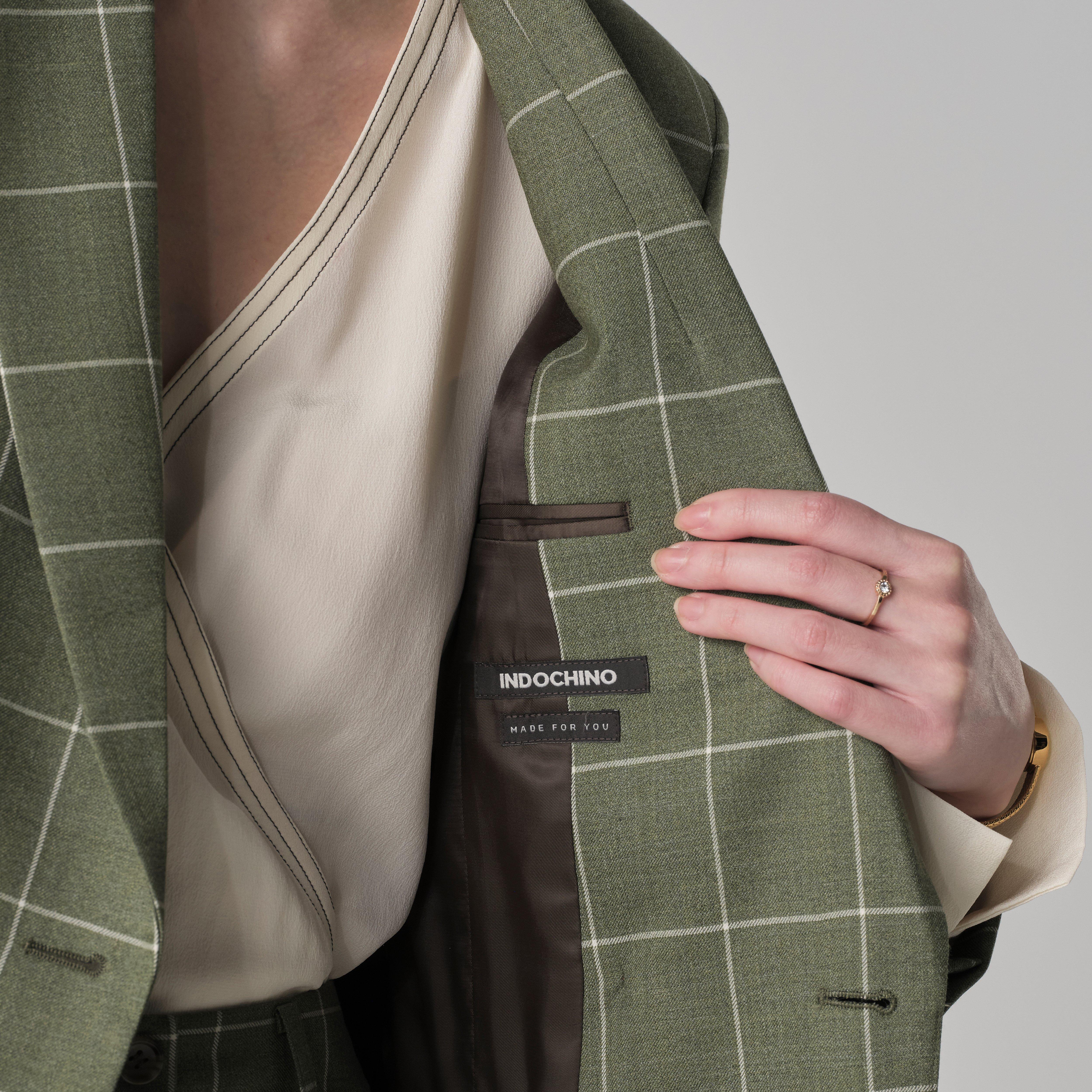 Product thumbnail 5 Green suit women - Queensbury Checked Design from Spring / Summer Indochino Collection