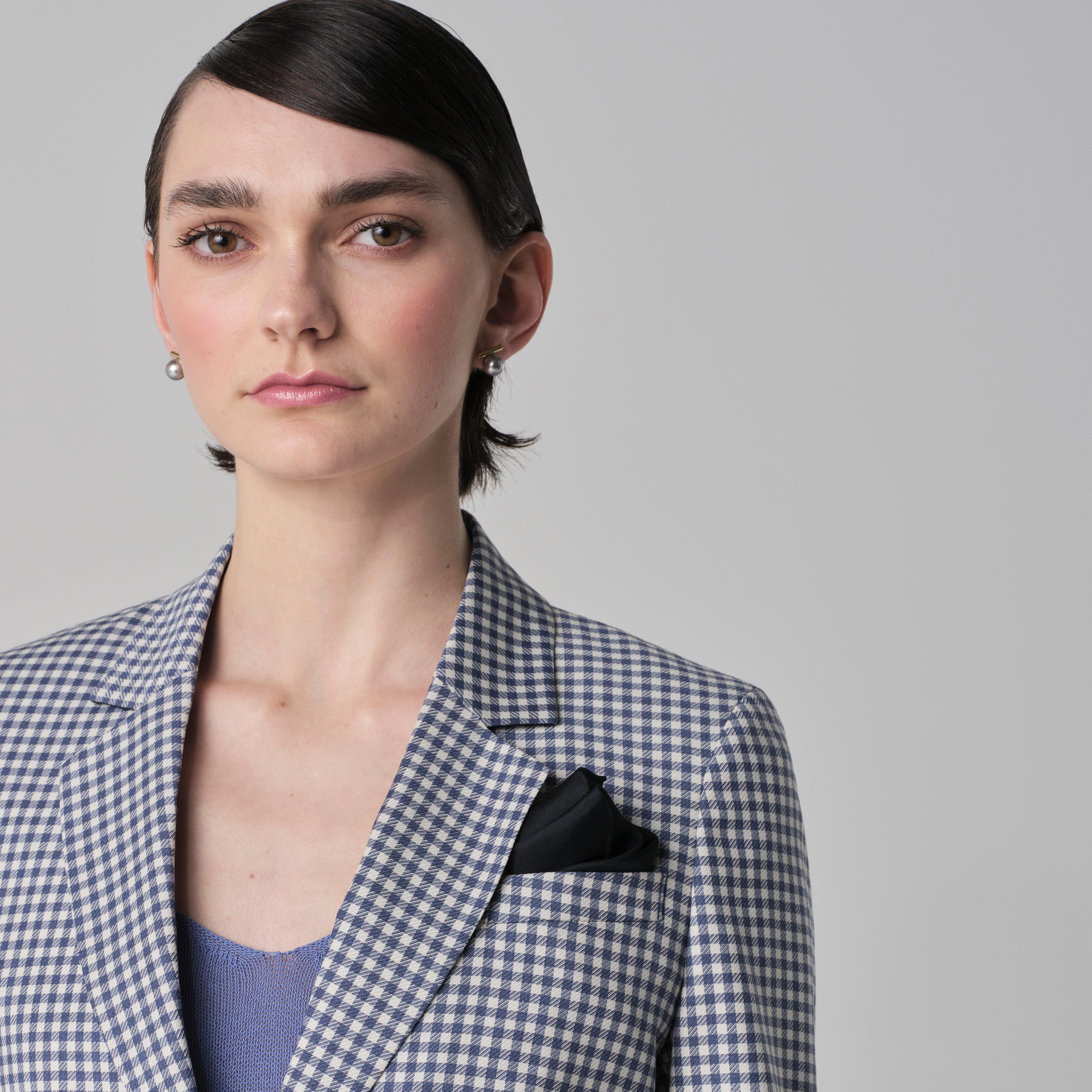 Product thumbnail 4 Blue blazer women - Quidhampton Checked Design from Spring / Summer Indochino Collection