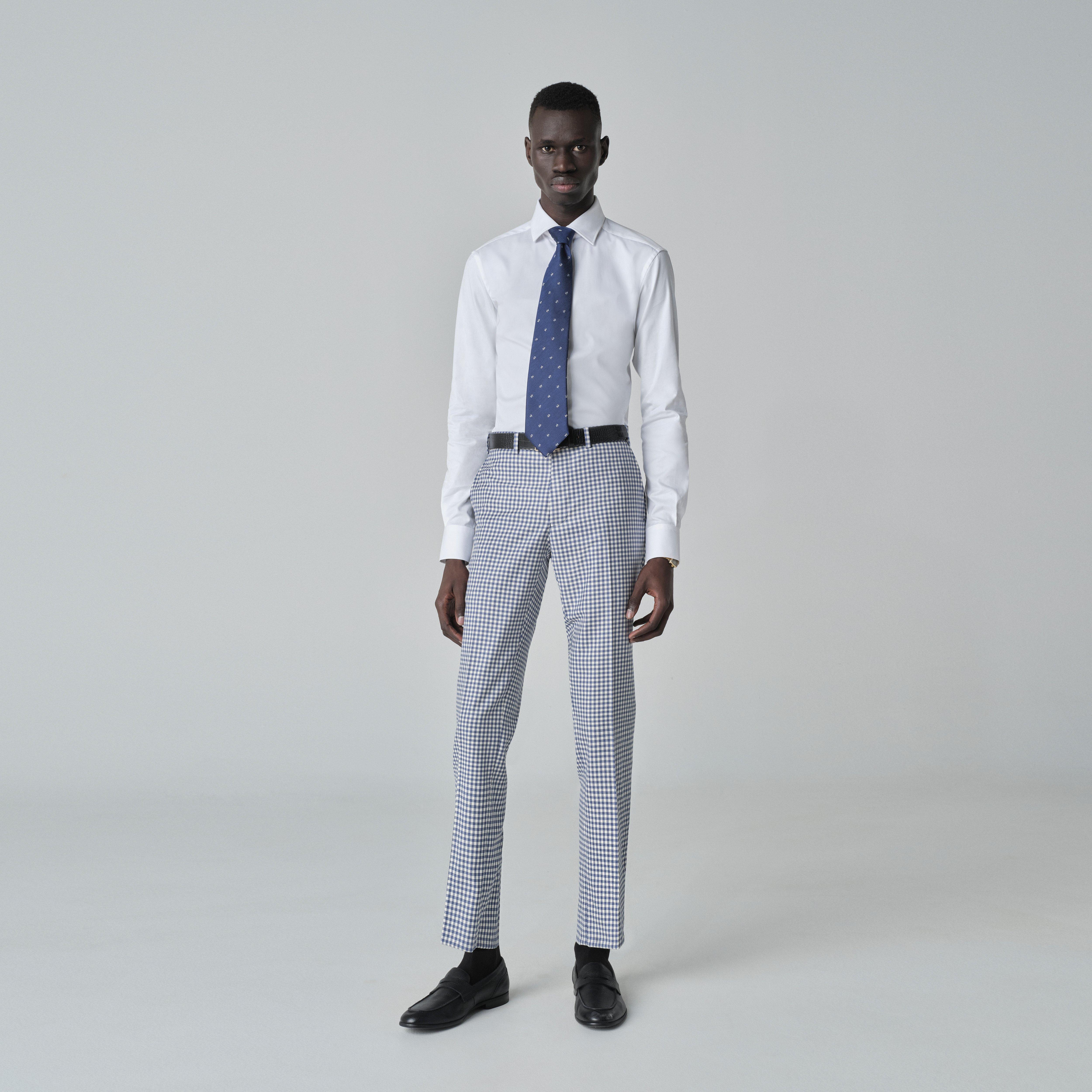 Product thumbnail 3 Blue suit - Quidhampton Checked Design from Spring / Summer Indochino Collection