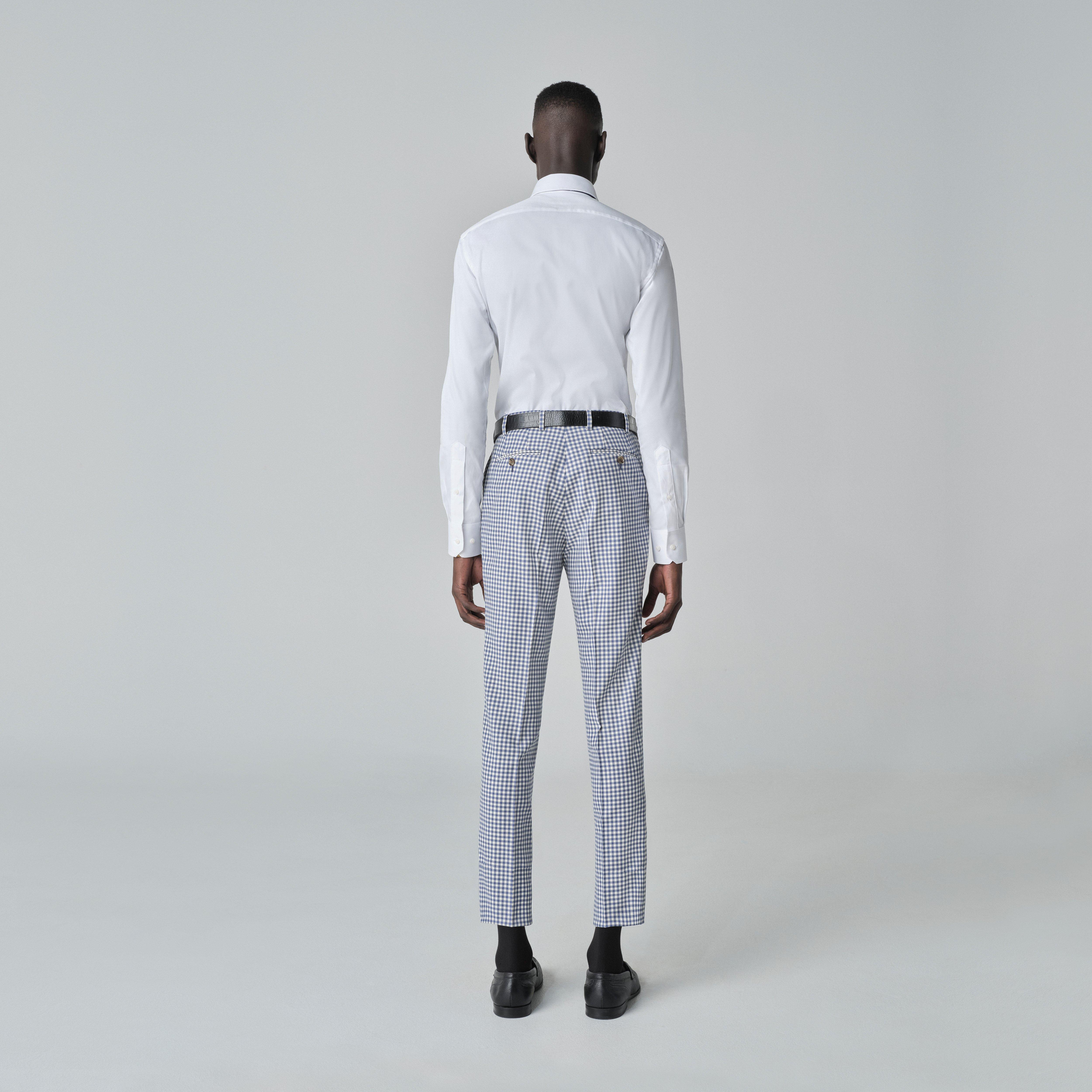 Product thumbnail 4 Blue suit - Quidhampton Checked Design from Spring / Summer Indochino Collection