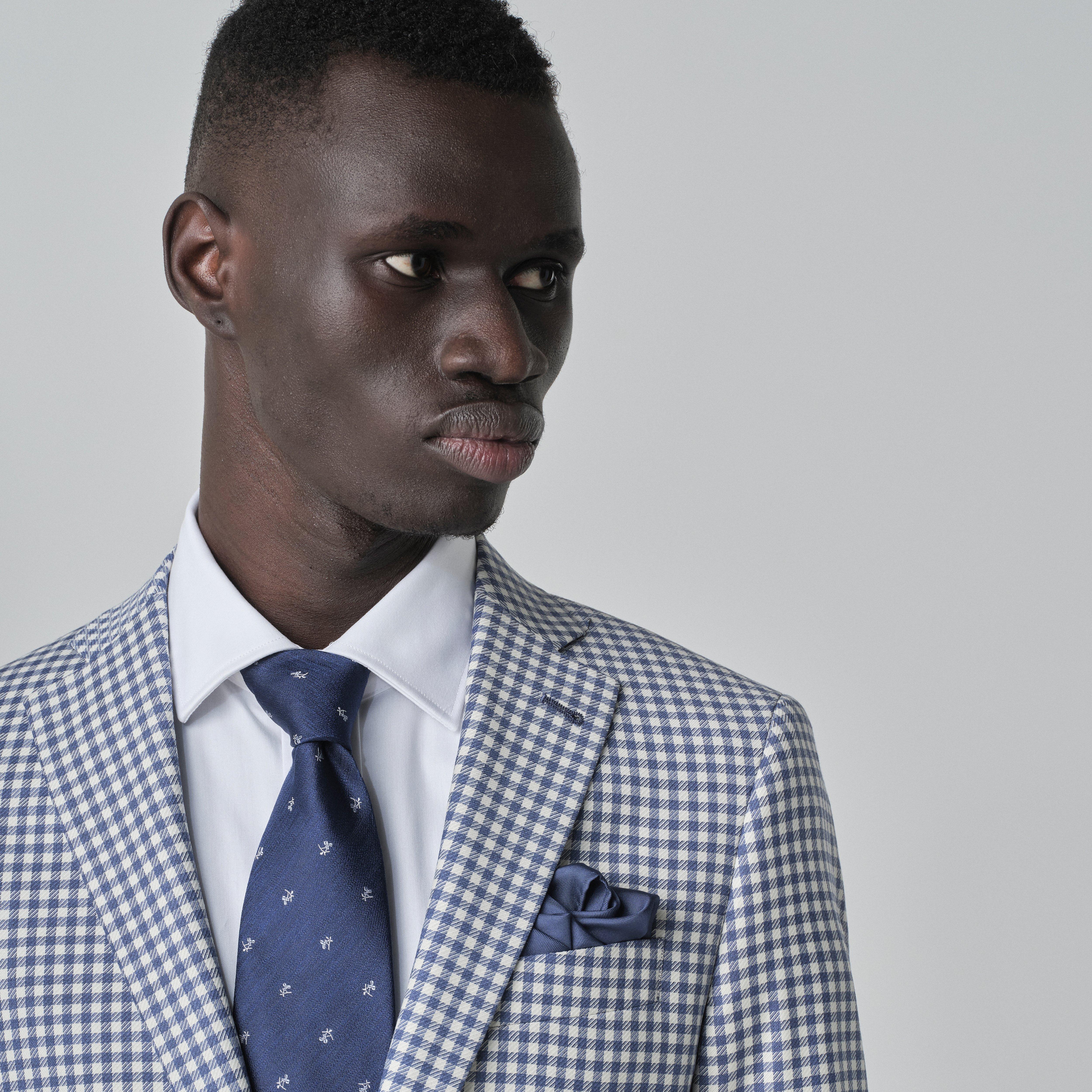 Product thumbnail 6 Blue suit - Quidhampton Checked Design from Spring / Summer Indochino Collection
