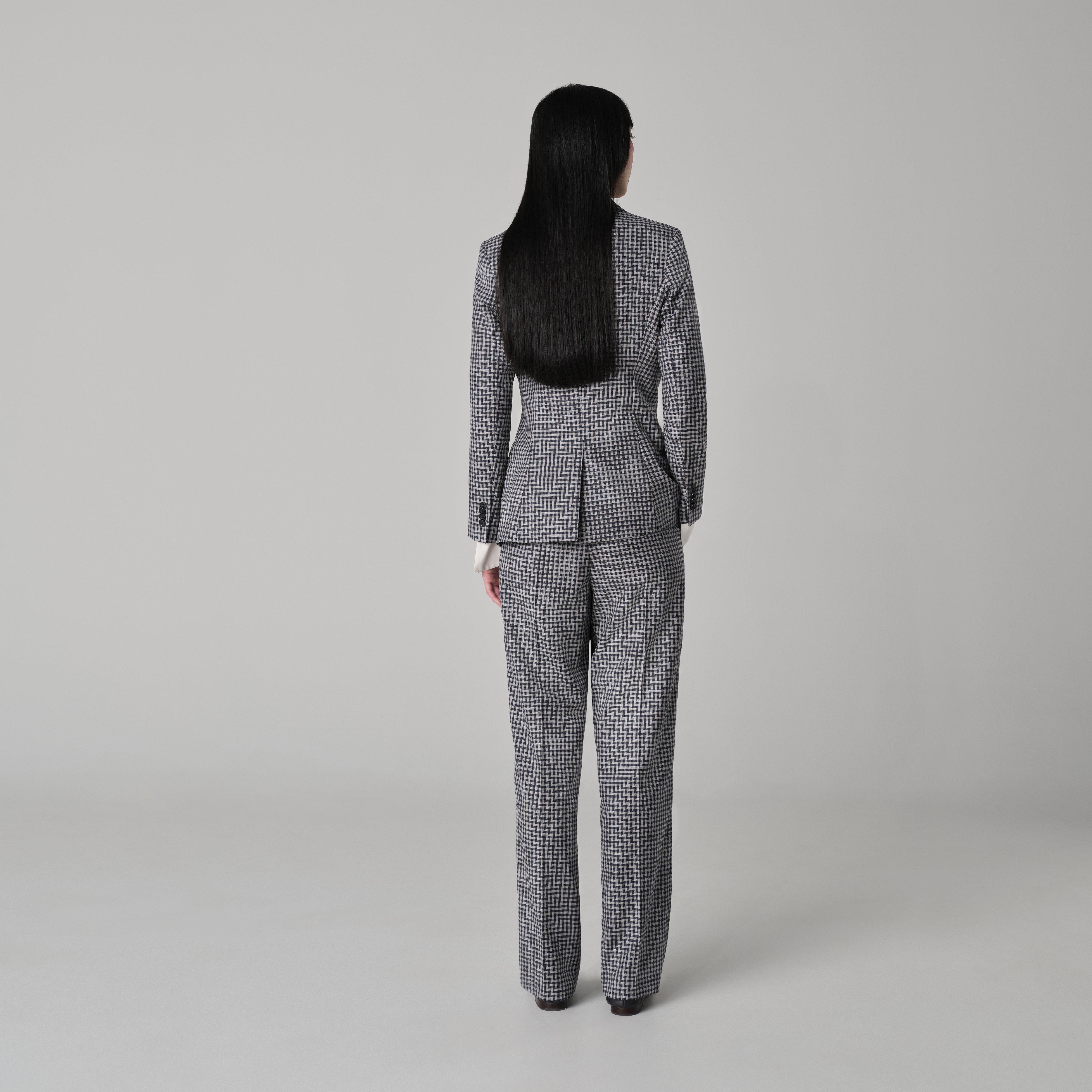Product thumbnail 2 Navy blazer women - Quidhampton Checked Design from Spring / Summer Indochino Collection