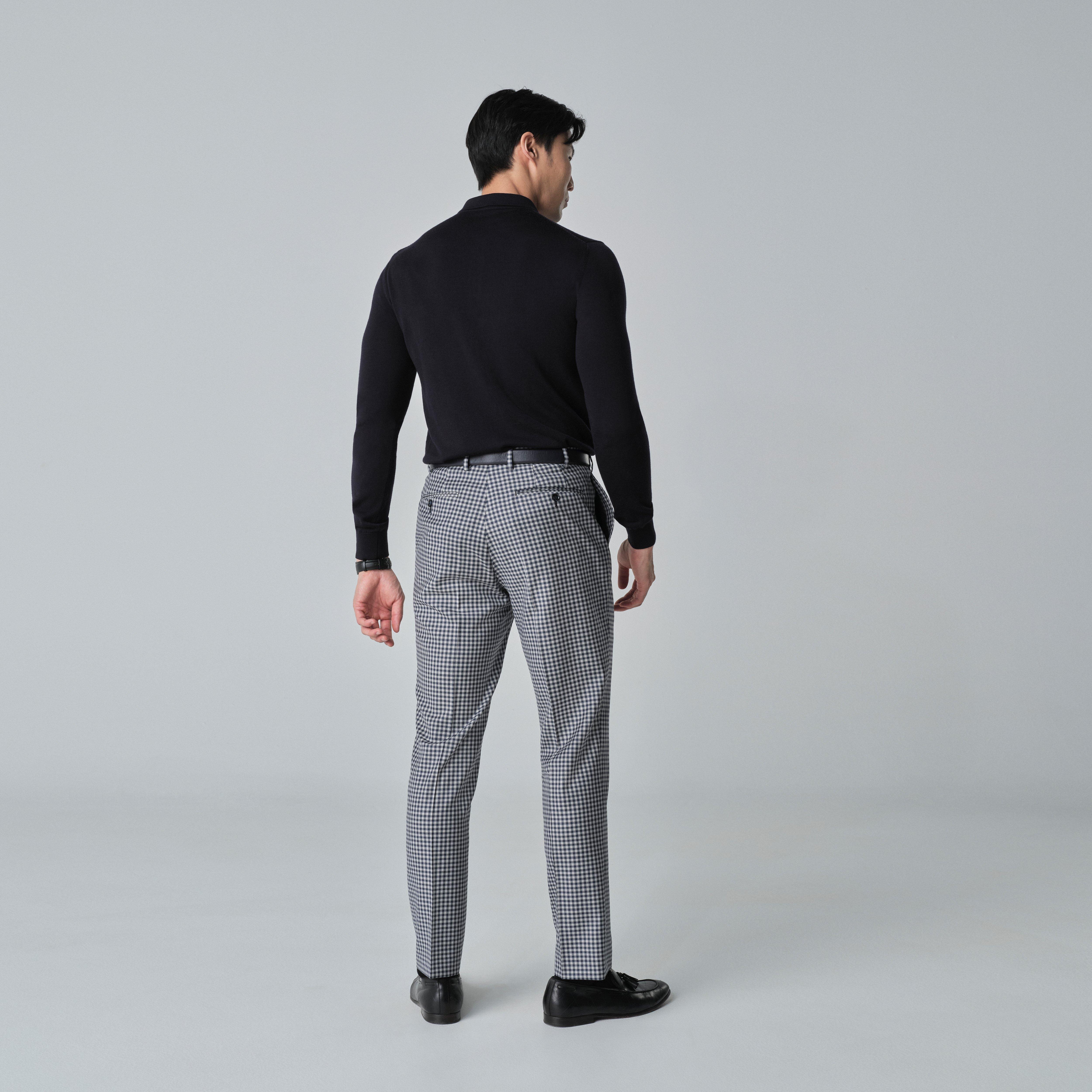 Product thumbnail 2 Navy pants - Quidhampton Checked Design from Seasonal Indochino Collection
