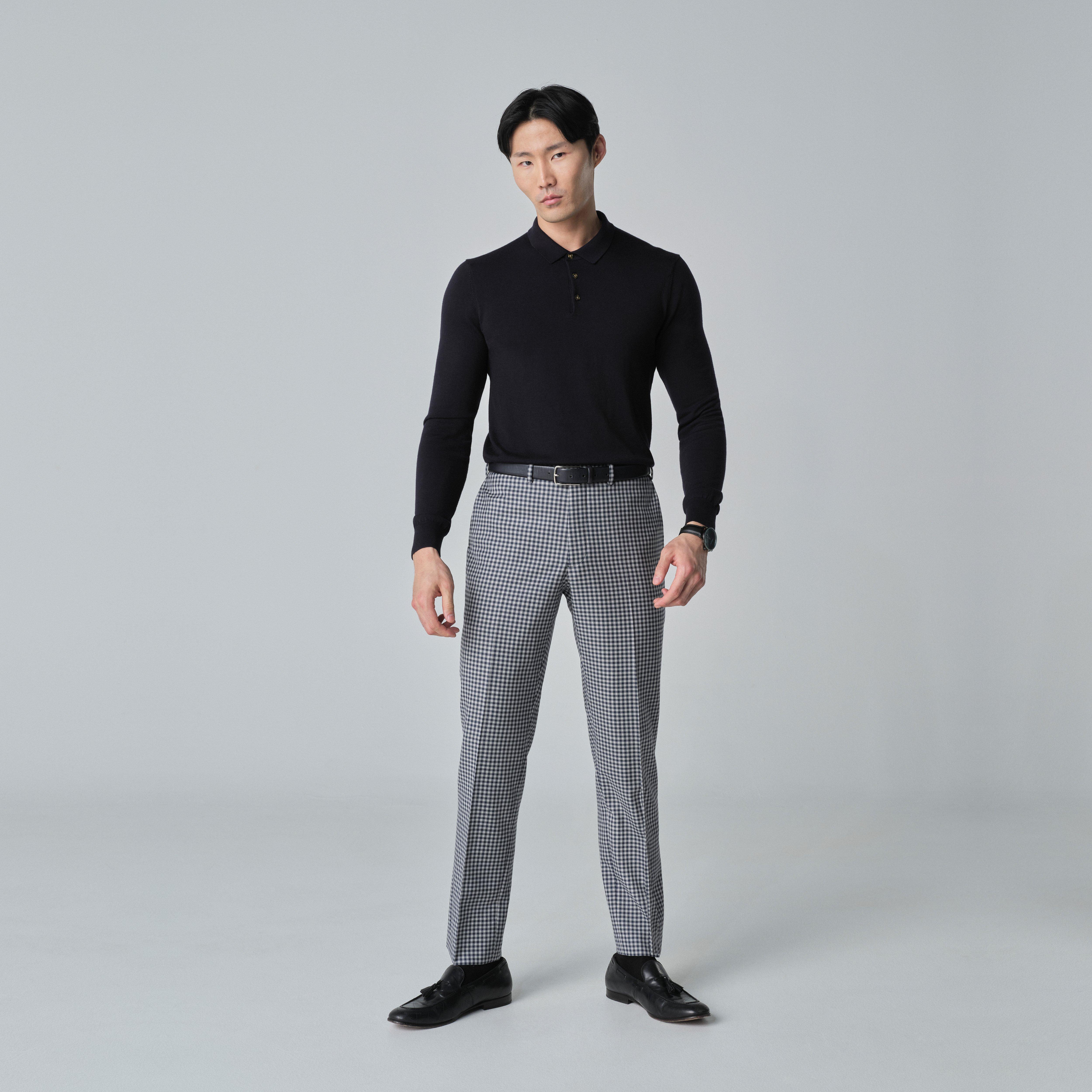 Product thumbnail 3 Navy suit - Quidhampton Checked Design from Spring / Summer Indochino Collection