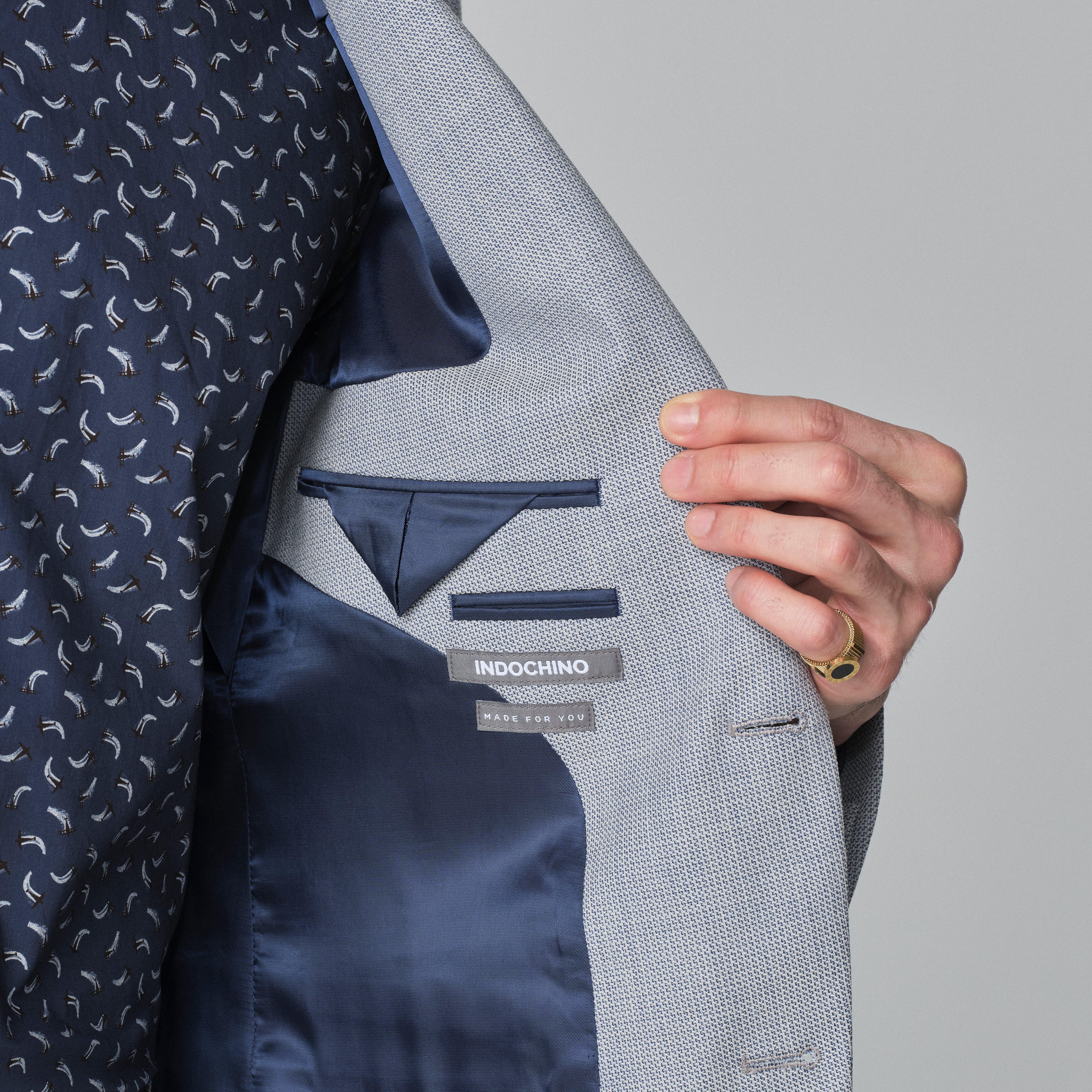 Product thumbnail 5 Blue suit - Quilton Solid Design from Spring / Summer Indochino Collection