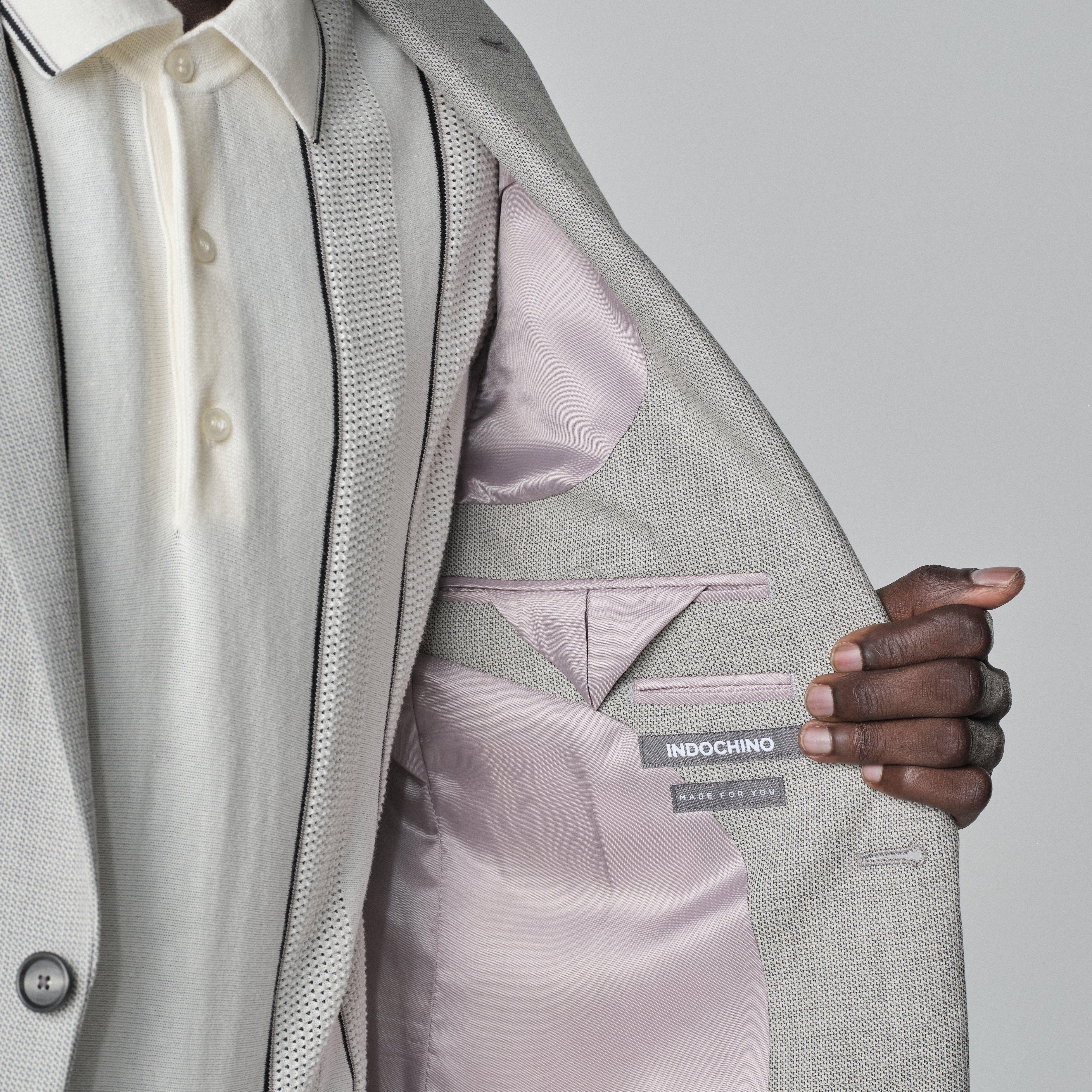 Product thumbnail 5 Gray suit - Quilton Solid Design from Spring / Summer Indochino Collection
