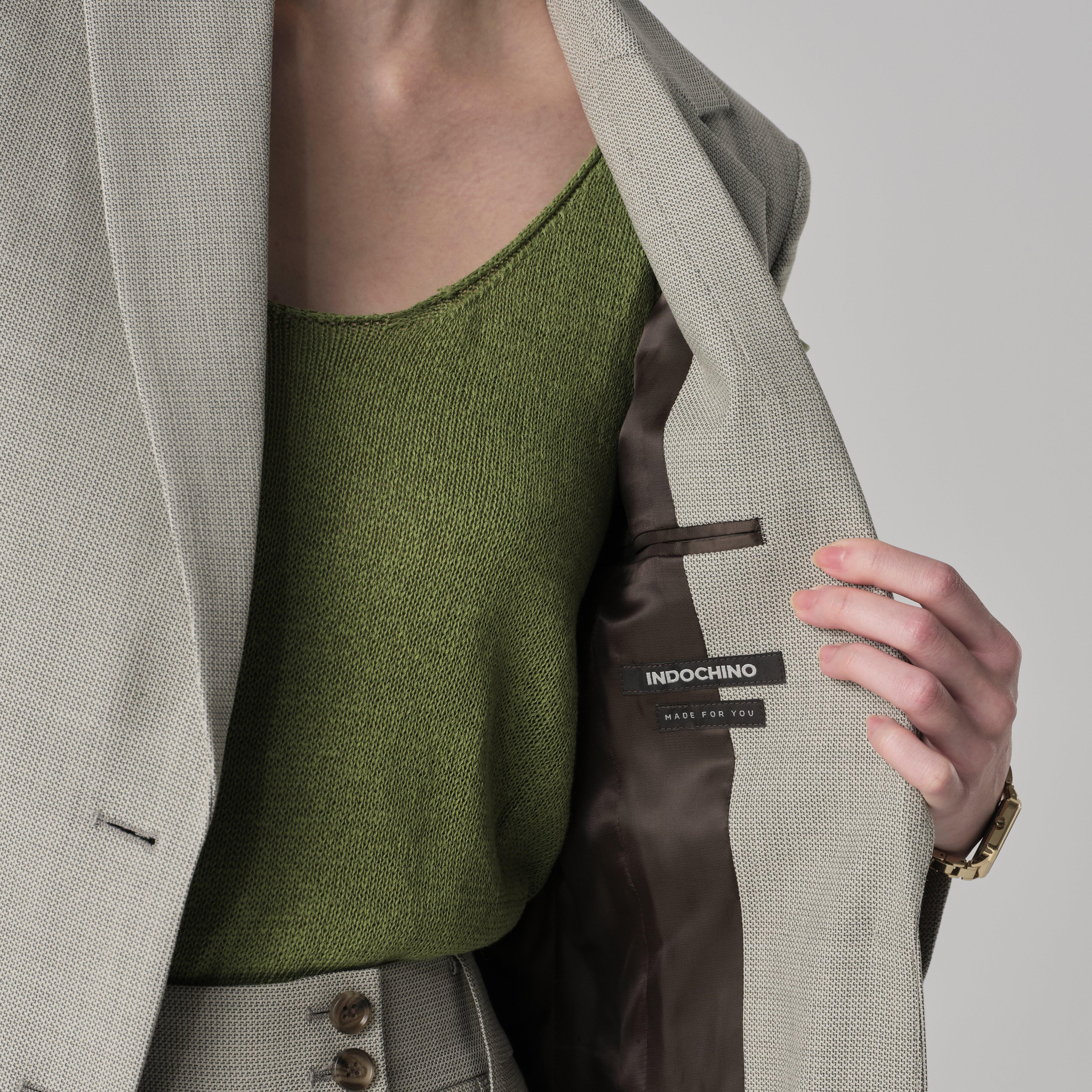 Product thumbnail 3 Green blazer women - Quilton Solid Design from Spring / Summer Indochino Collection