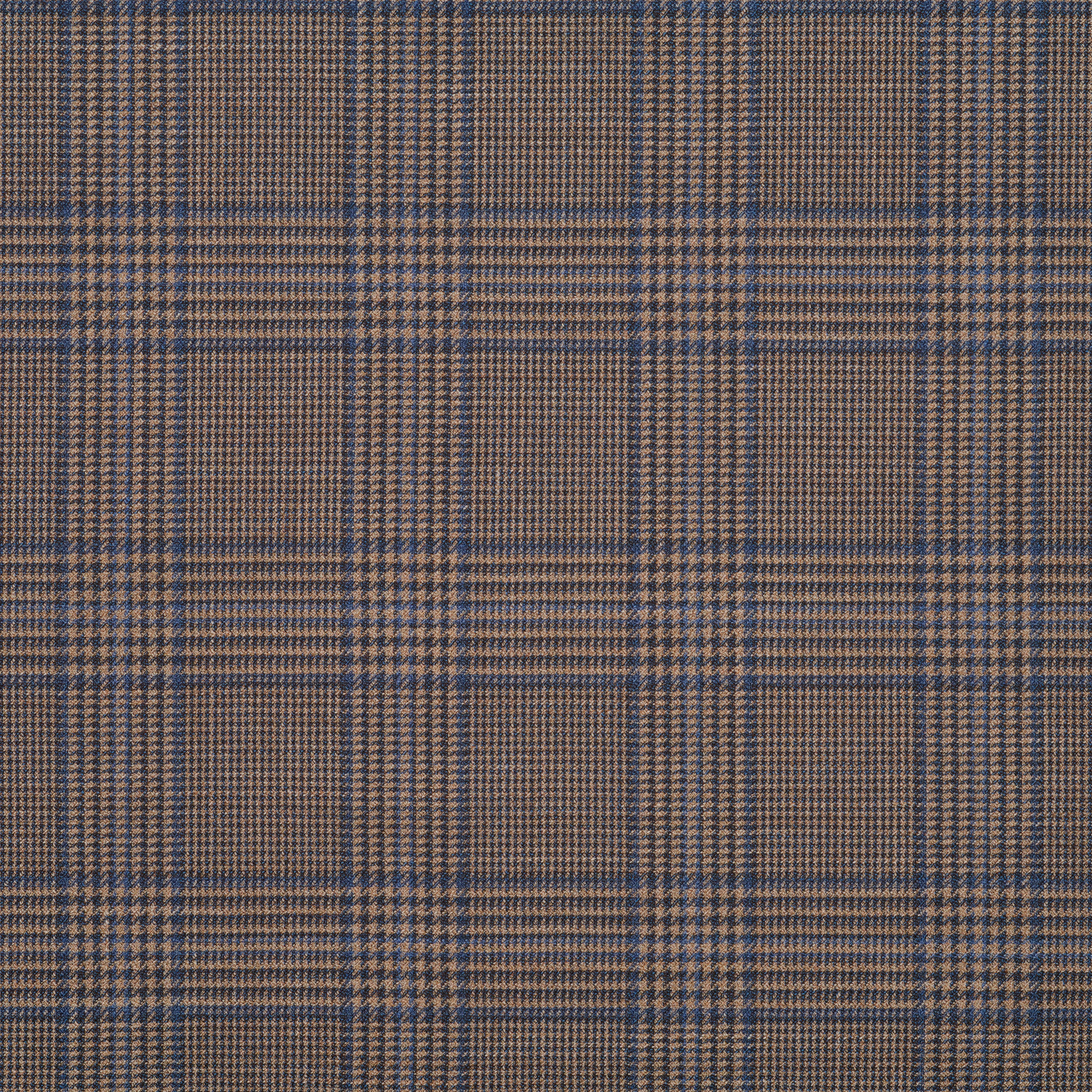 Plaid Blazer - Windowpane Blazer - Brown Blazer main image 1