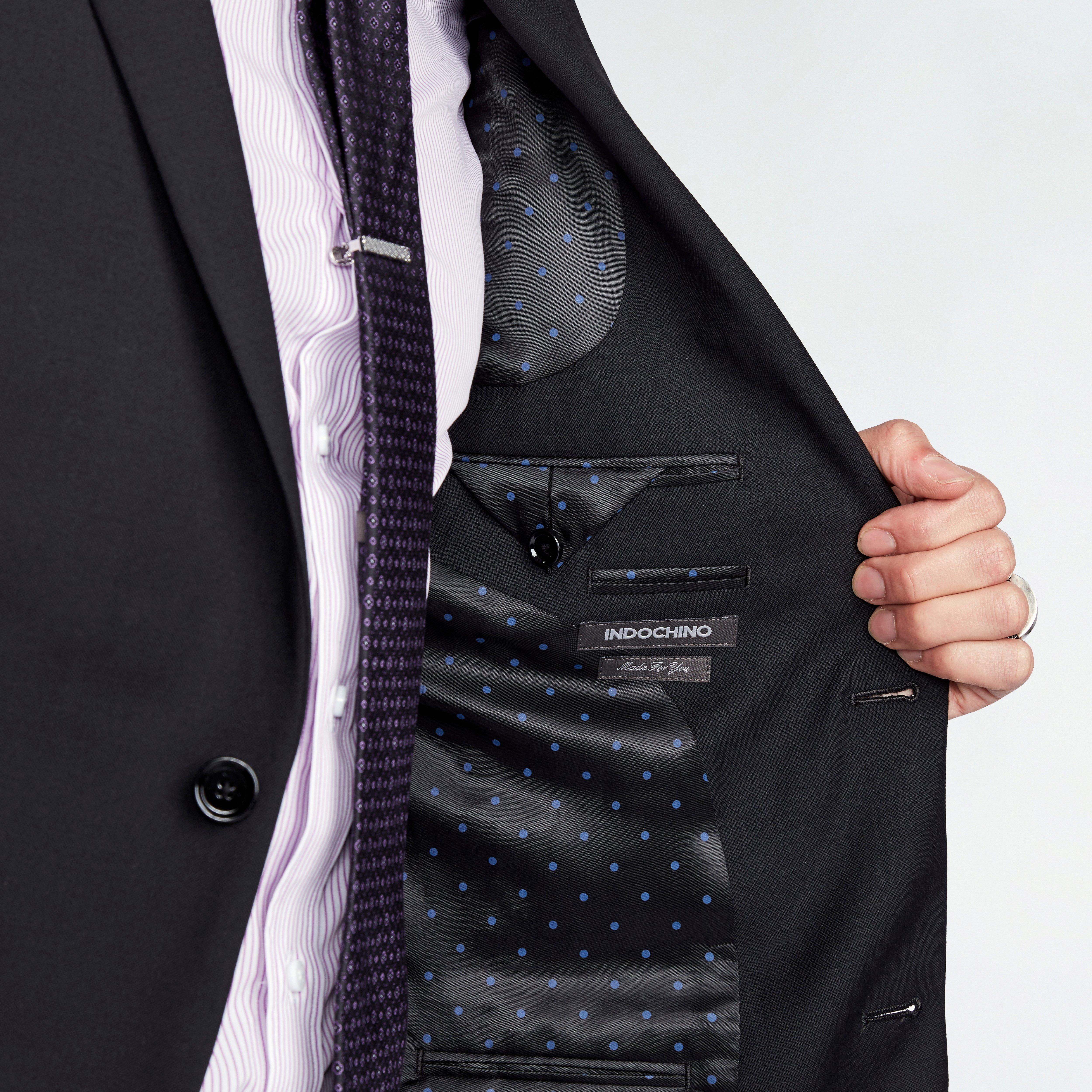 Product thumbnail 5 Navy suit - Hemsworth Solid Design from Premium Indochino Collection