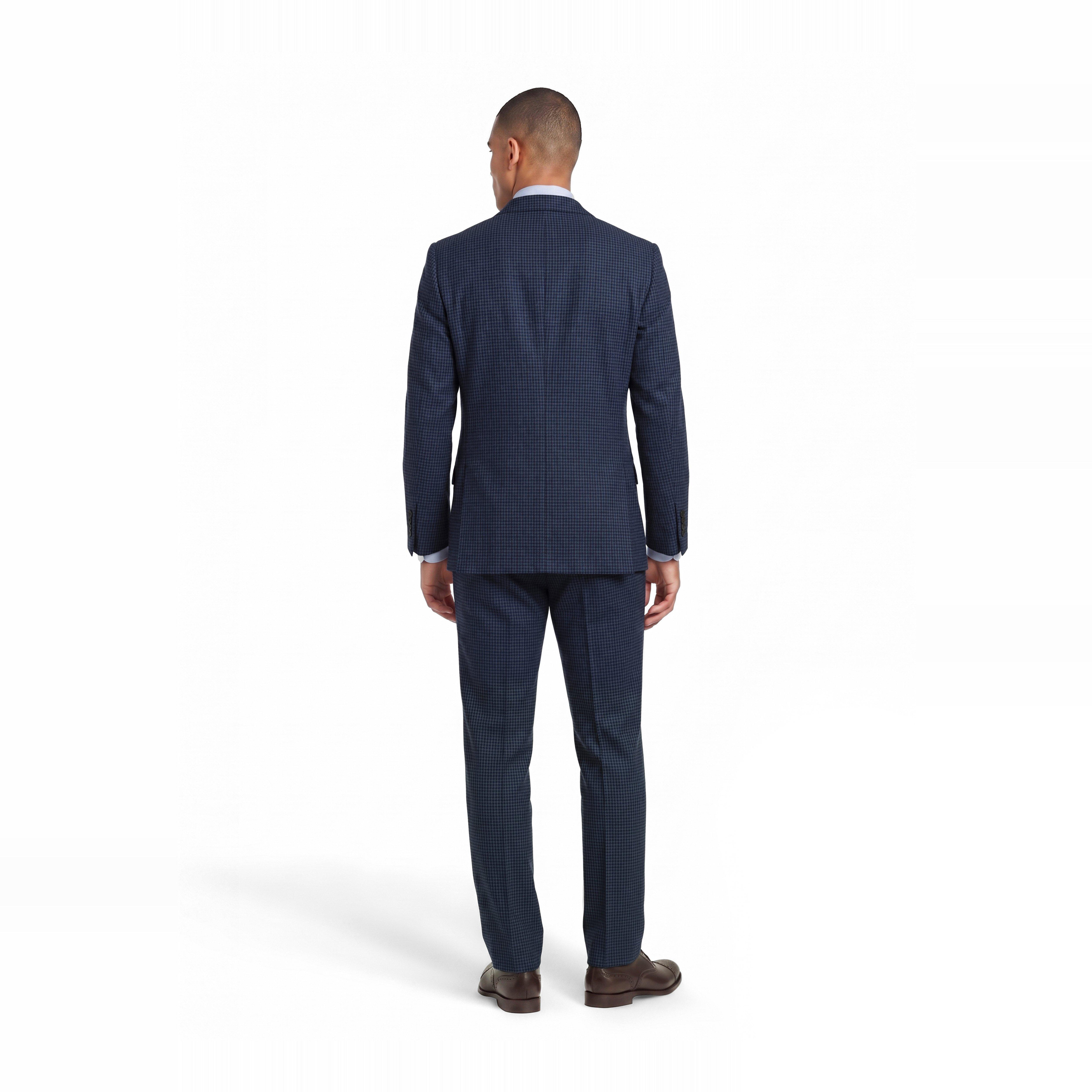 Product thumbnail 2 Blue blazer - Montaldo Houndstooth Design from Italian Indochino Collection