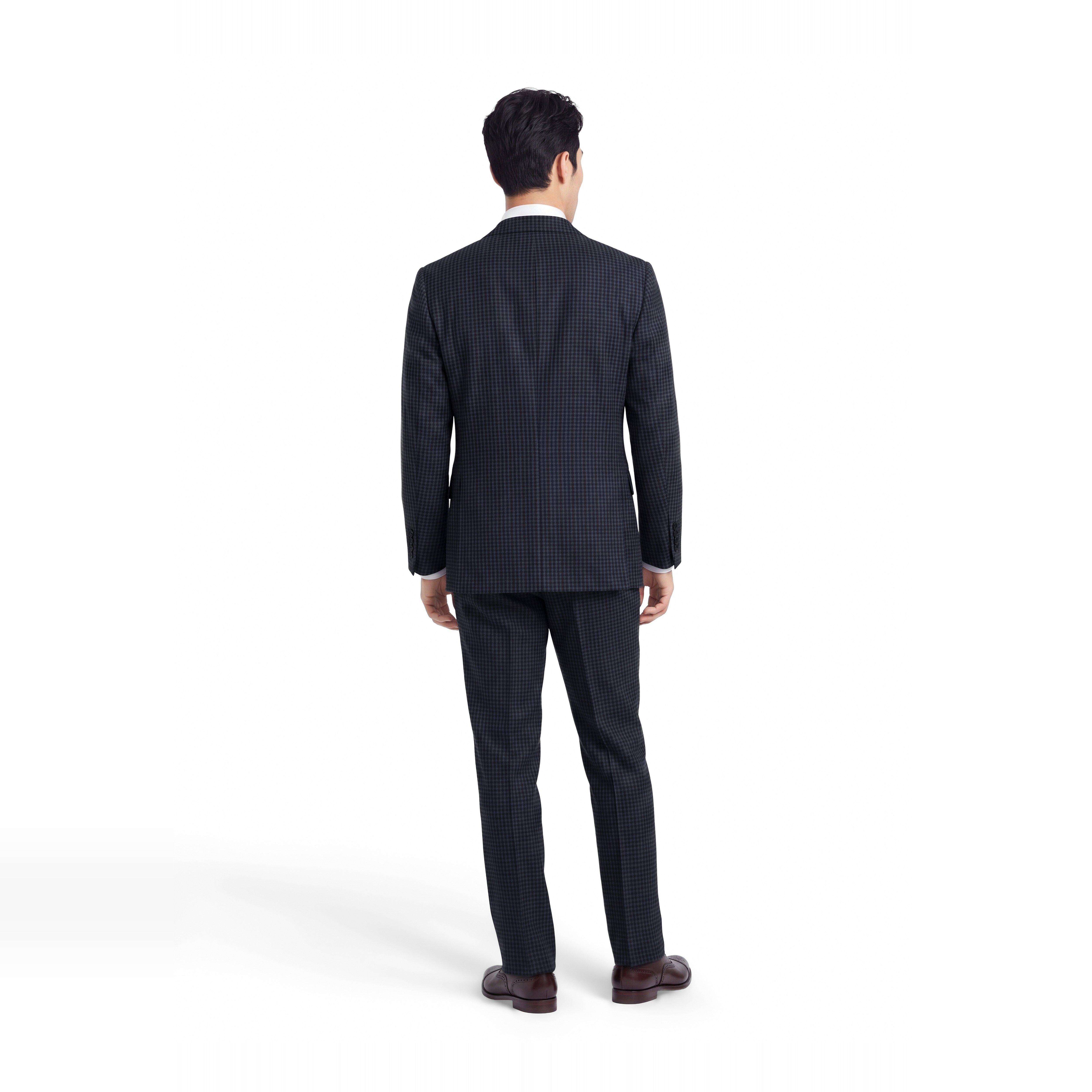 Product thumbnail 2 Navy blazer - Montaldo Houndstooth Design from Italian Indochino Collection