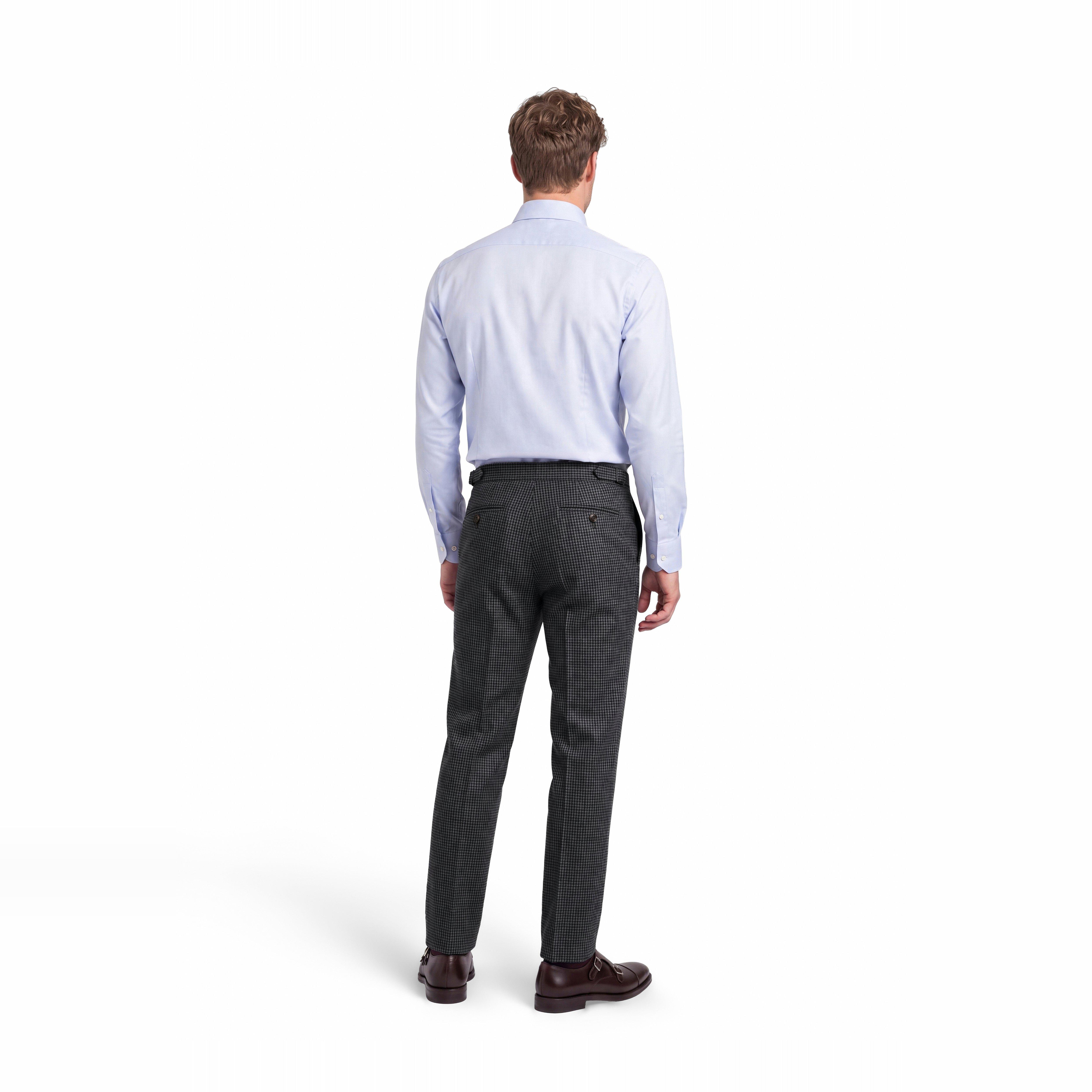 Product thumbnail 2 Gray pants - Montaldo Houndstooth Design from Italian Indochino Collection