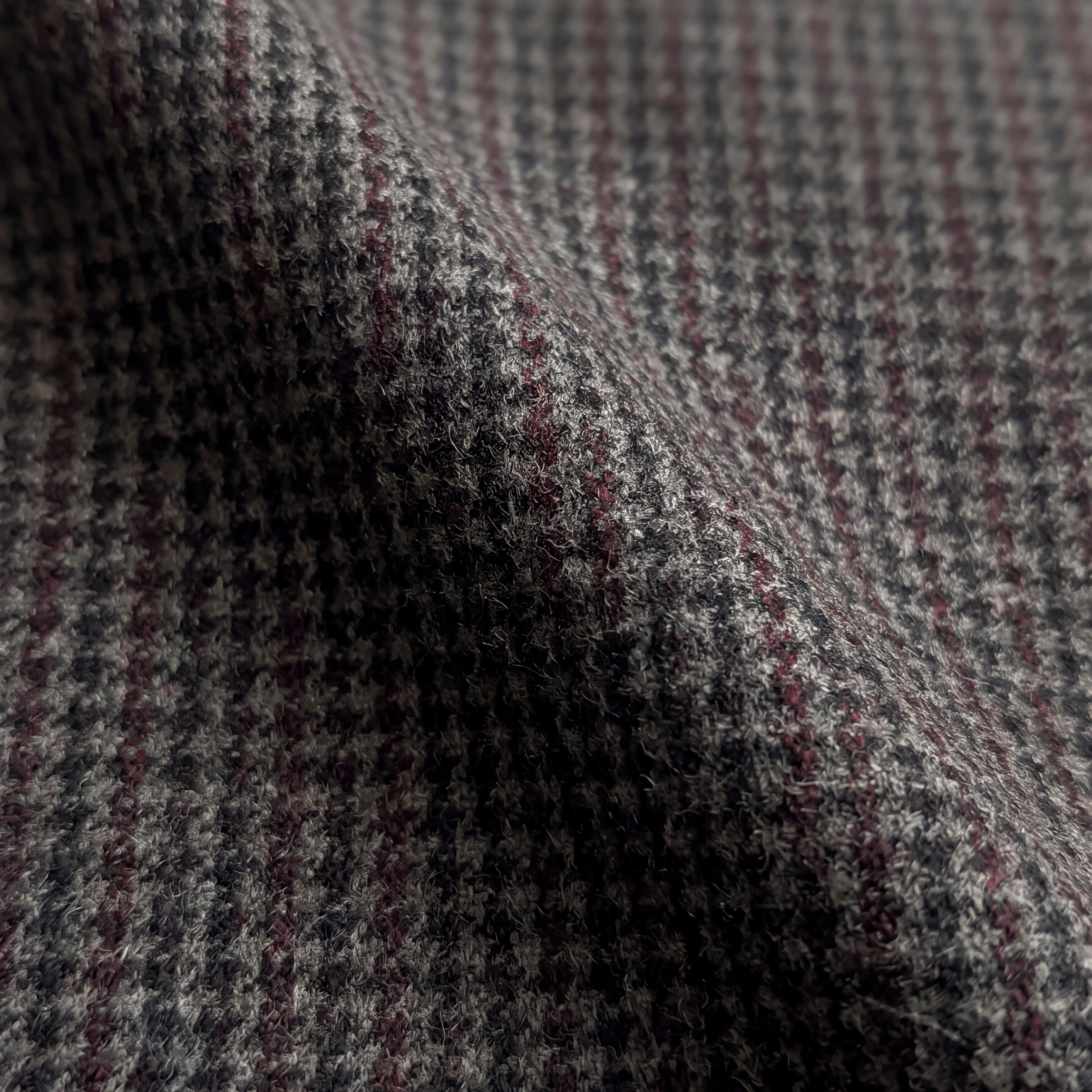 Product thumbnail 3 Gray suit - Montaldo Houndstooth Design from Italian Indochino Collection