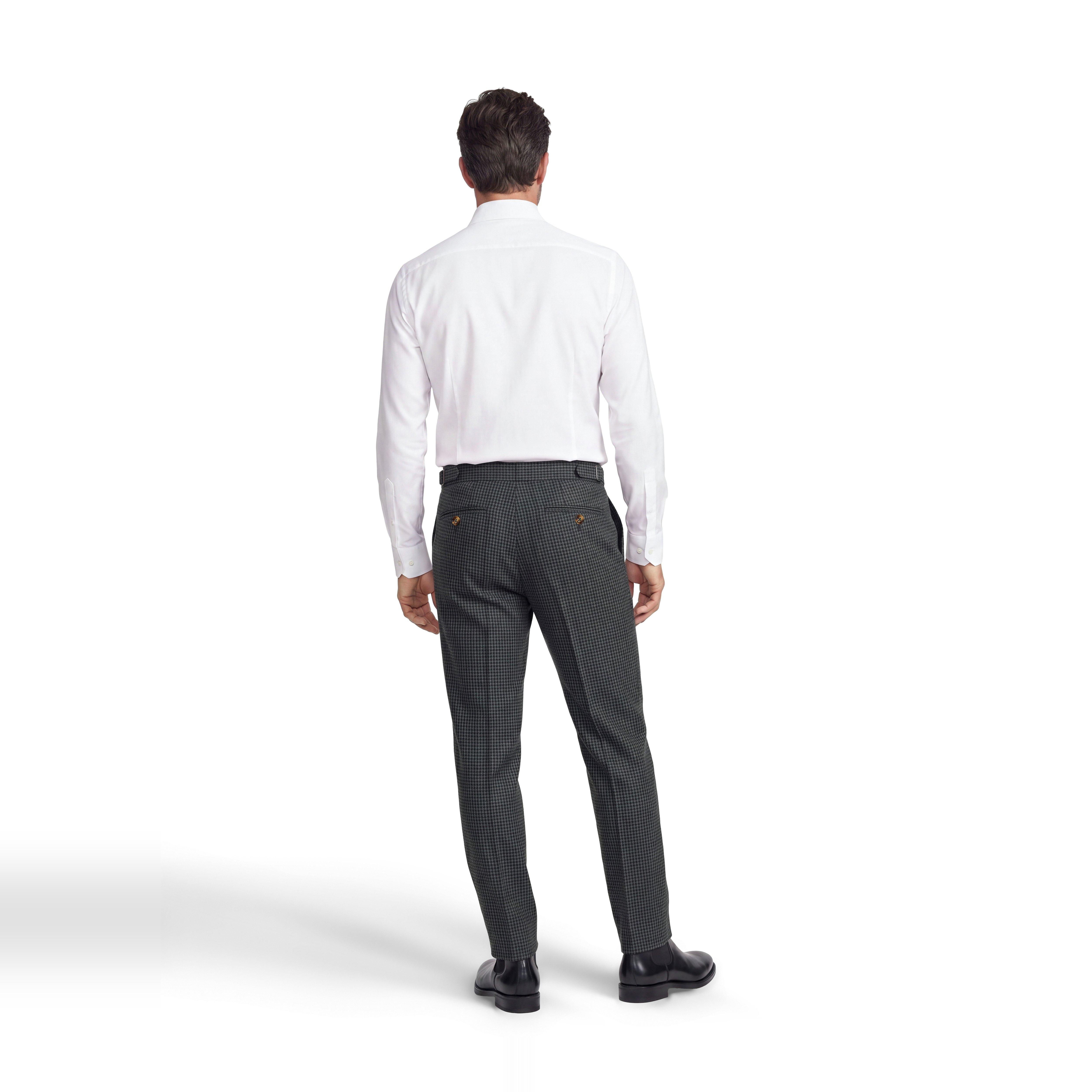 Product thumbnail 2 Green pants - Montaldo Houndstooth Design from Italian Indochino Collection