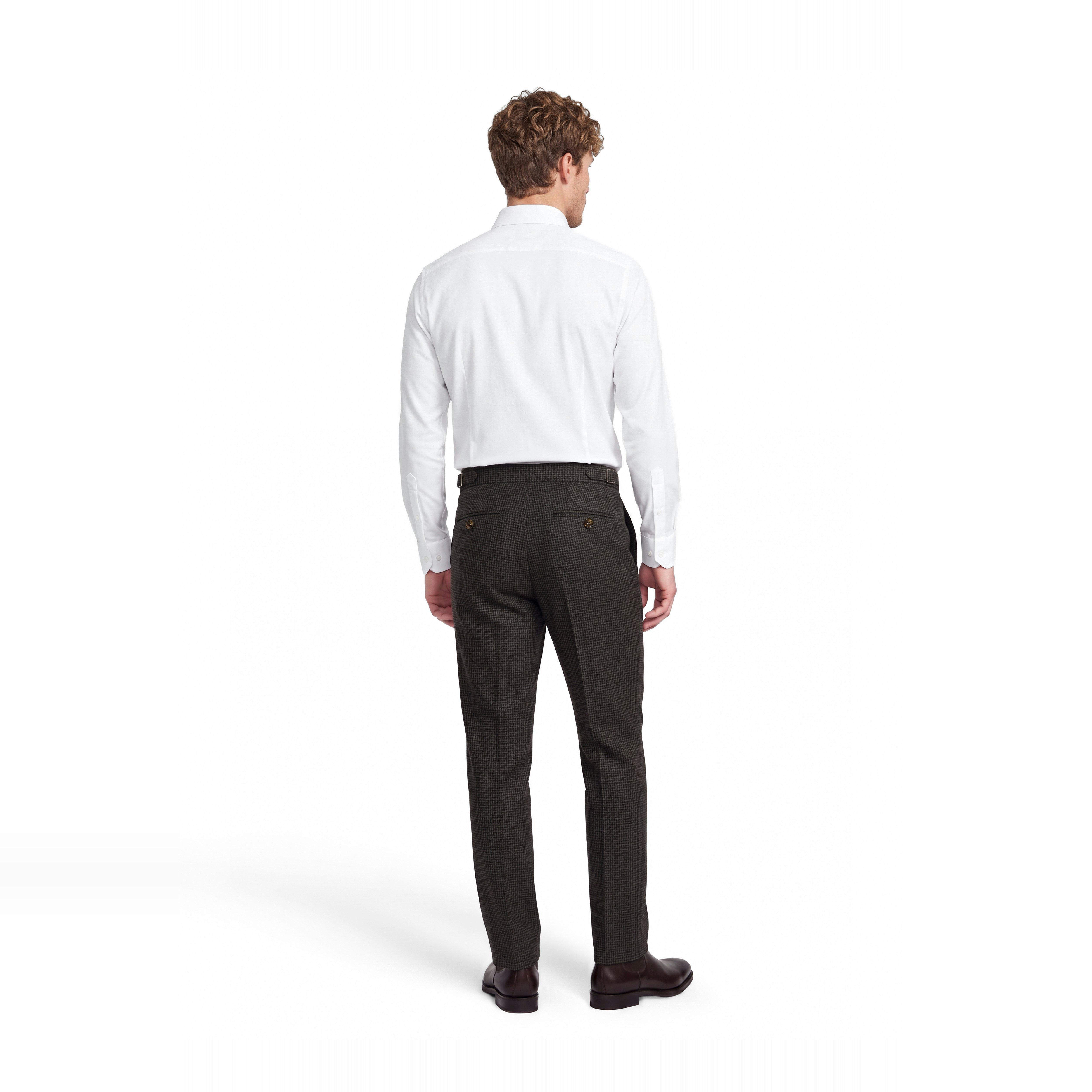 Product thumbnail 2 Brown pants - Montaldo Houndstooth Design from Italian Indochino Collection