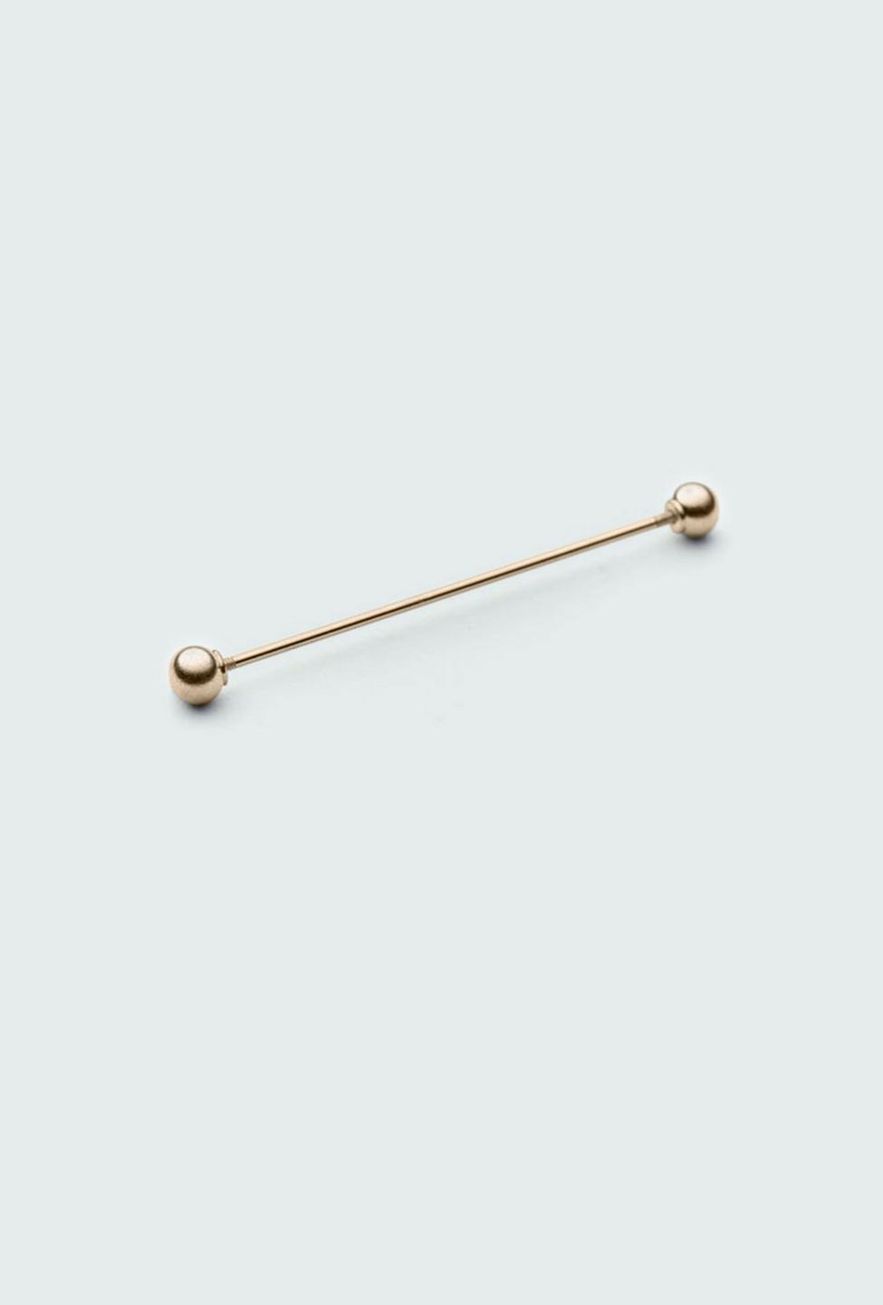 Gold tie clip - Solid Design from Indochino Collection
