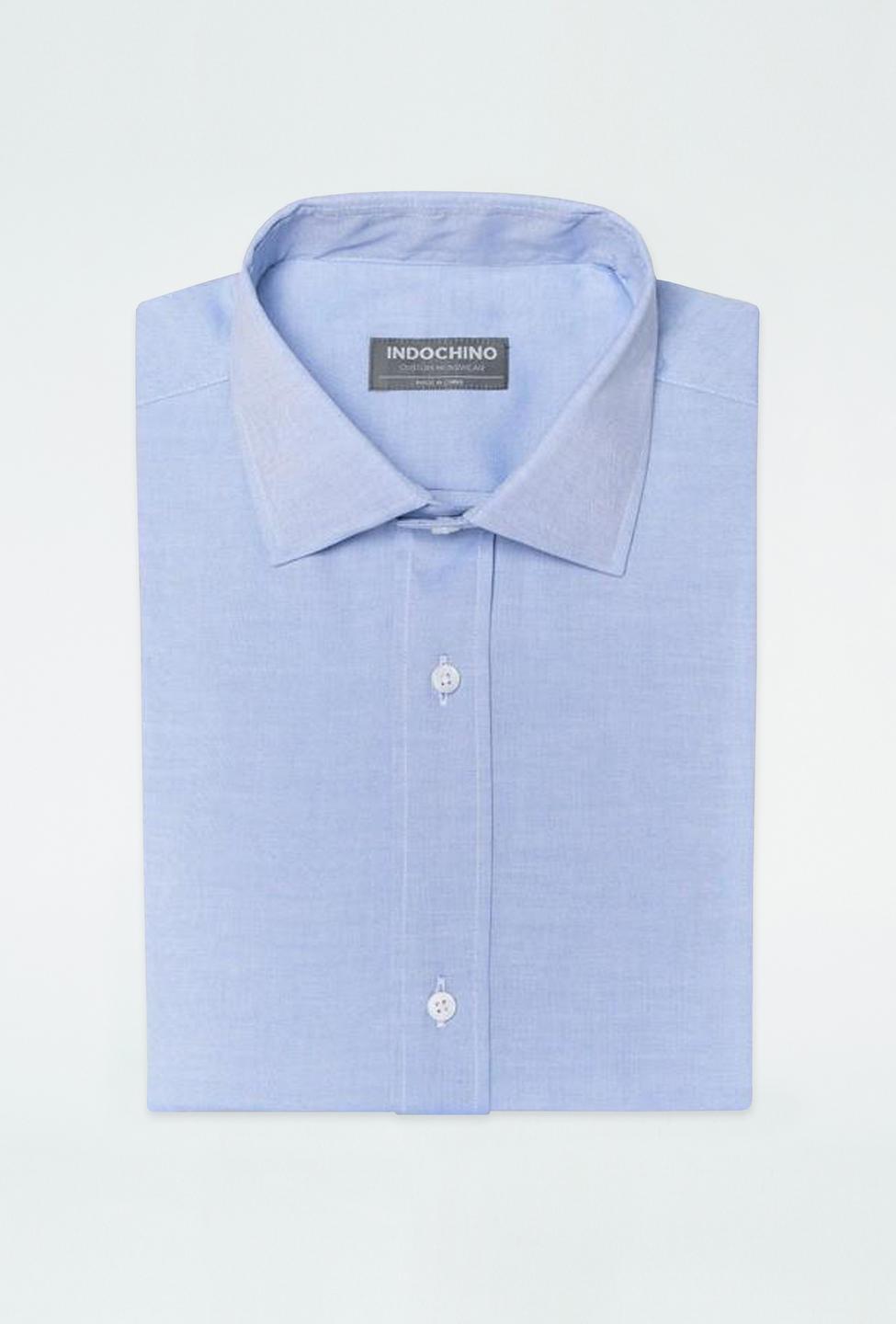 Blue shirt - Helmsley Solid Design from Premium Indochino Collection