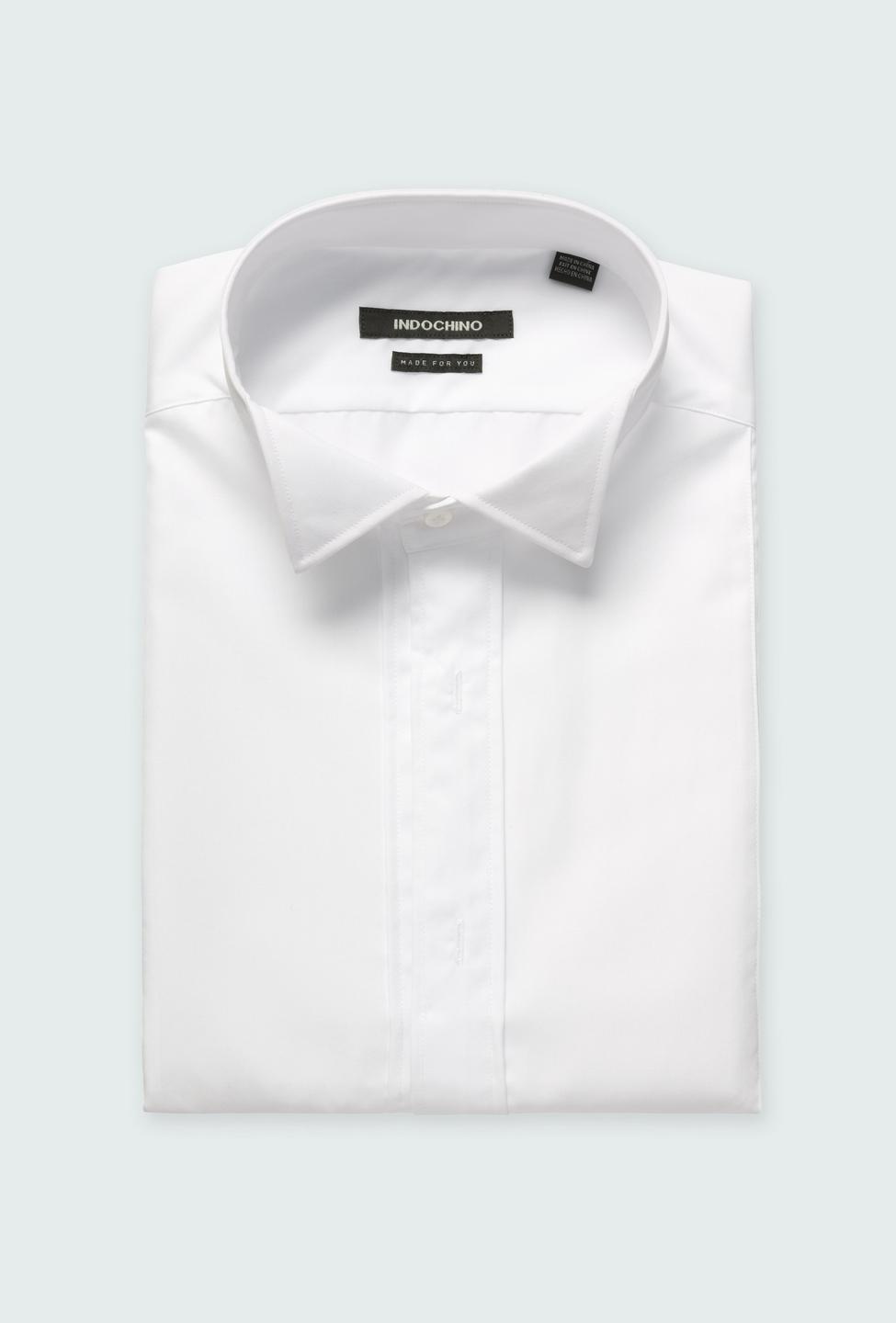 White shirt - Helston Solid Design from Tuxedo Indochino Collection