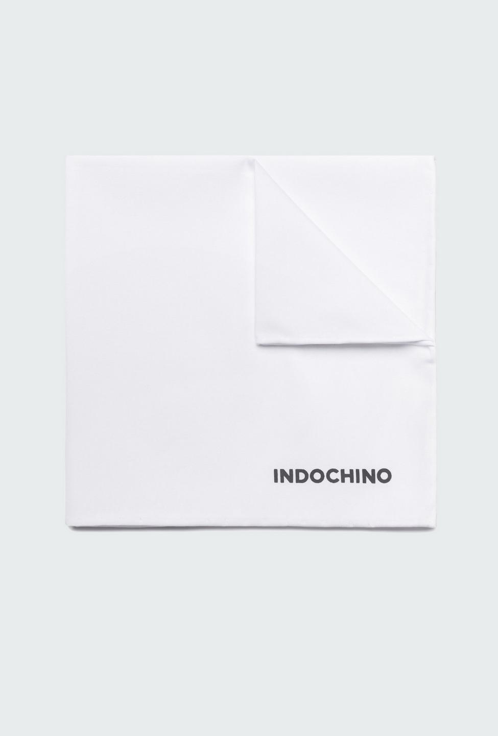 White pocket square - Solid Design from Premium Indochino Collection