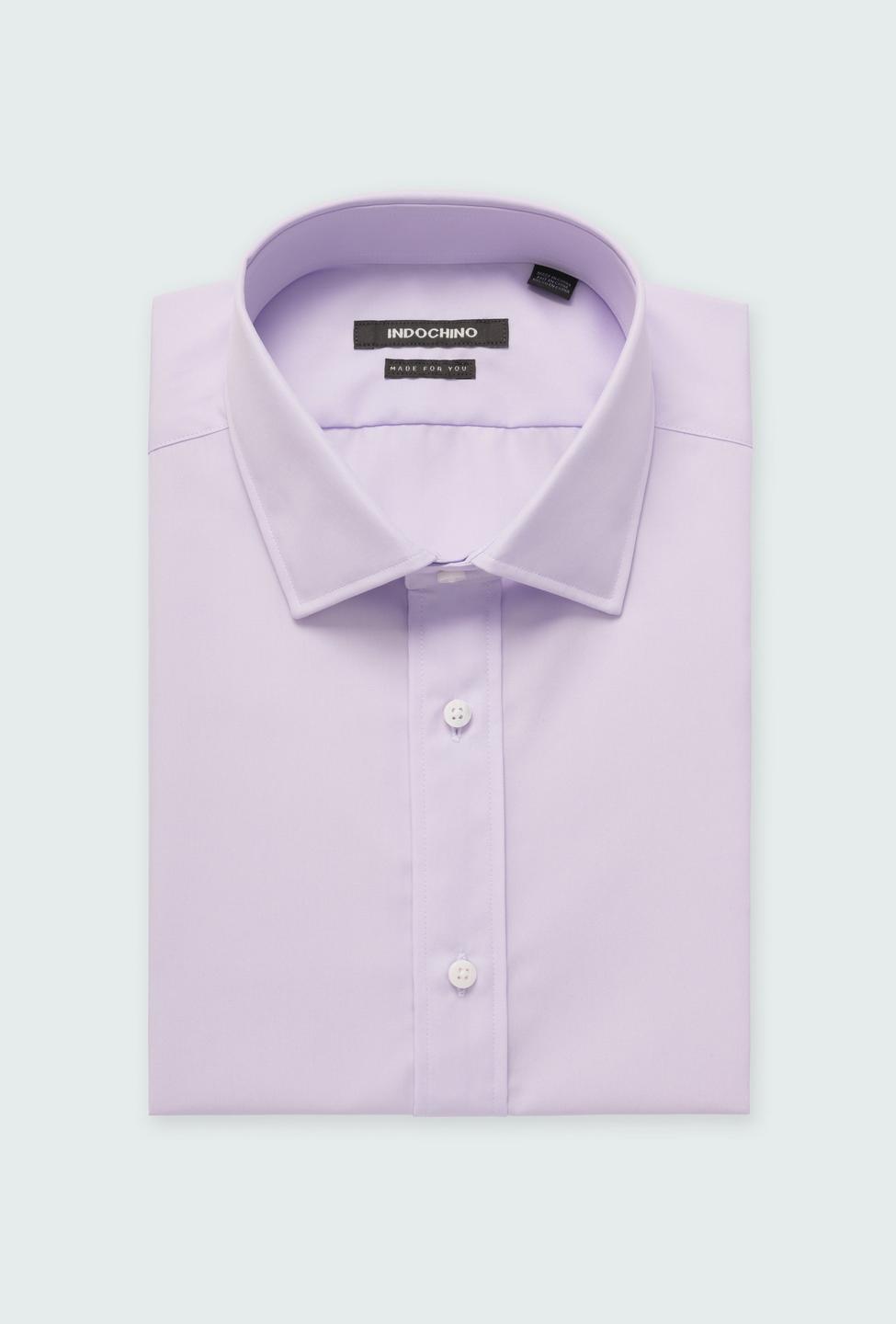 Purple shirt - Helston Solid Design from Premium Indochino Collection