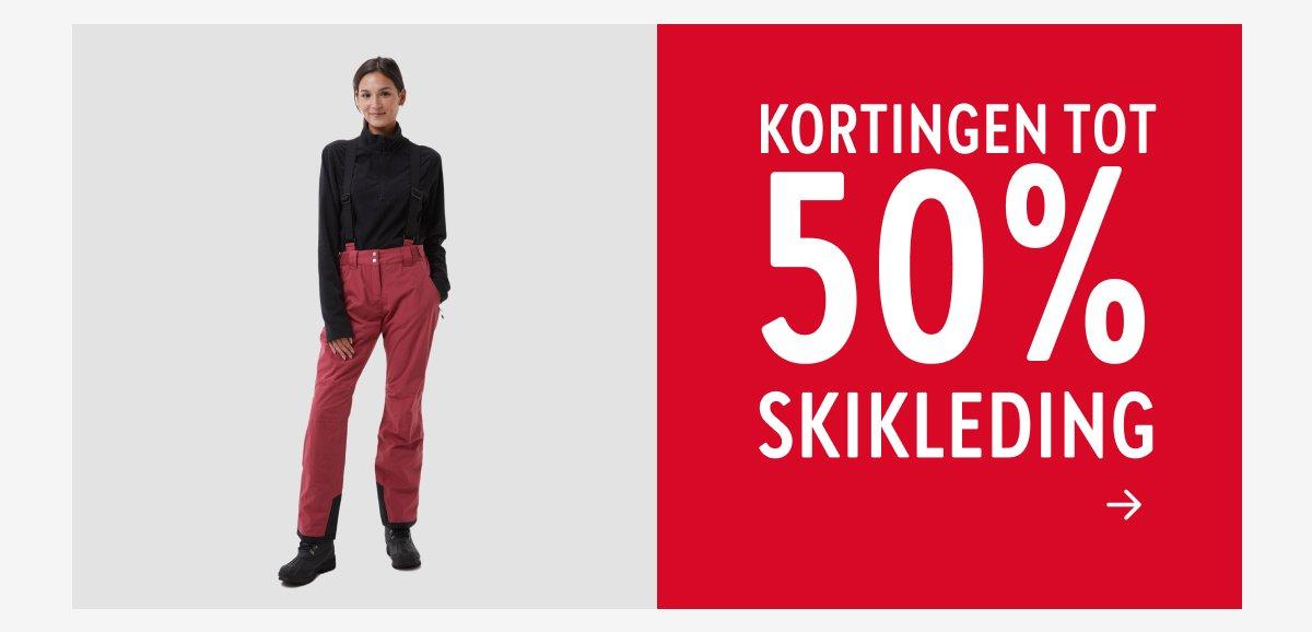 Skikleding - kortingen tot 50%