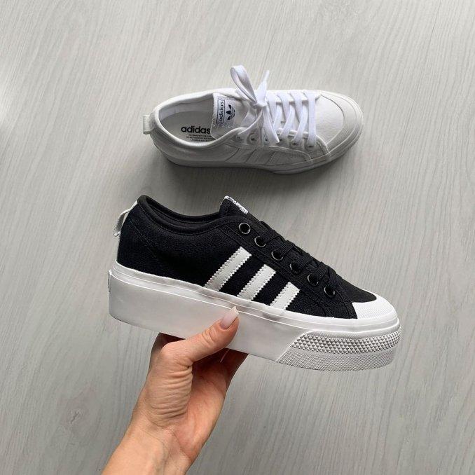 adidas originals nizza platform pretas