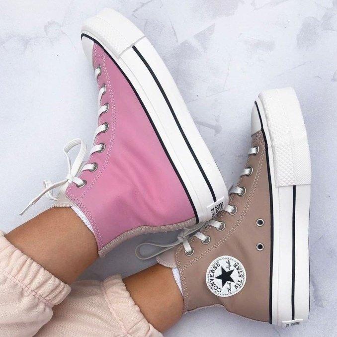 converse platform stivaletto