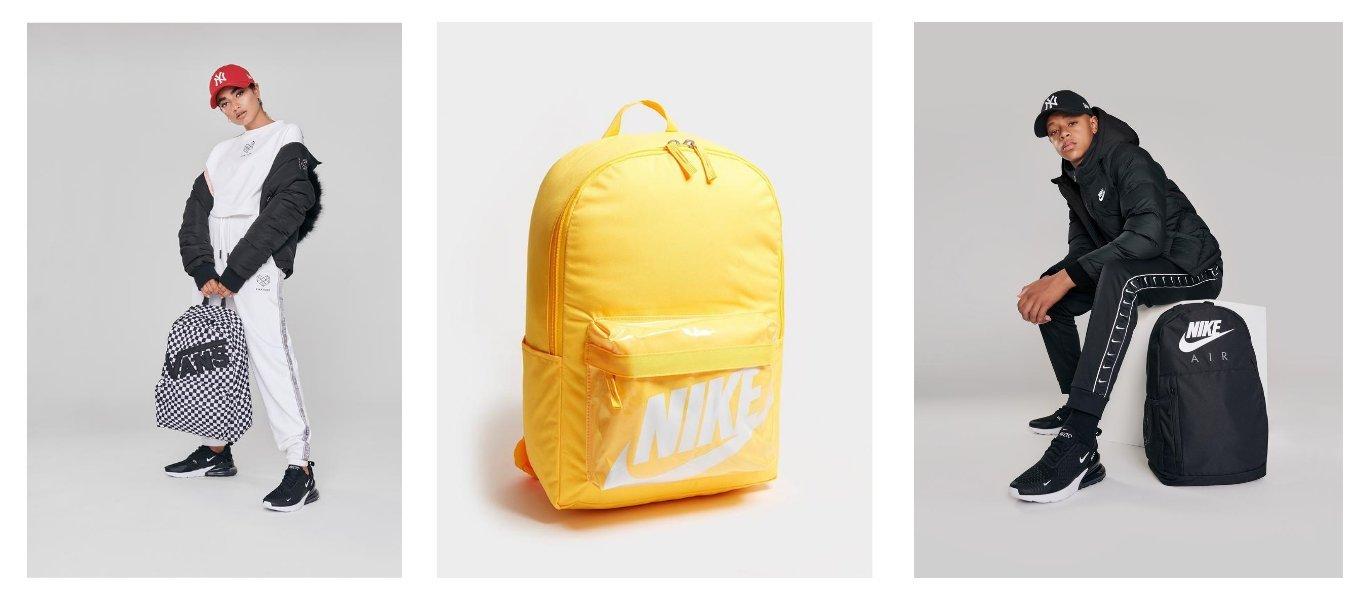 mochilas nike e vans