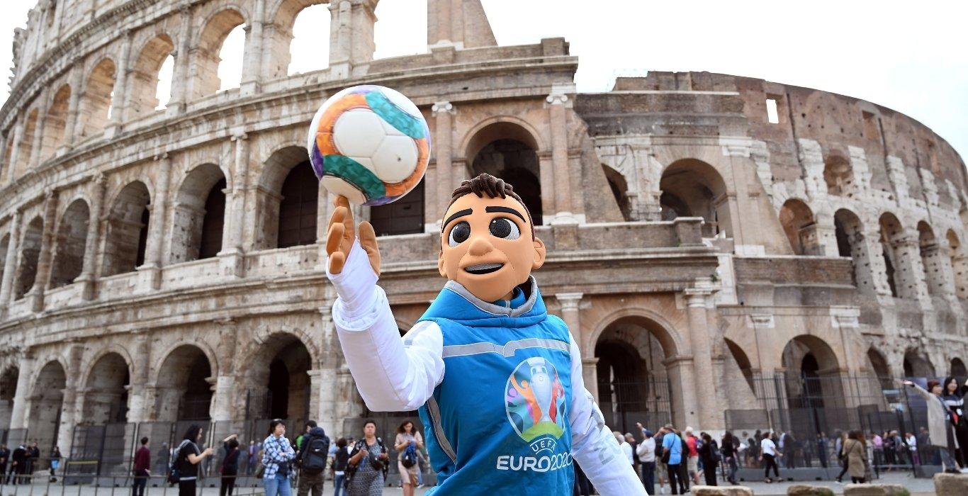 Mascota fútbol Eurocopa 2020